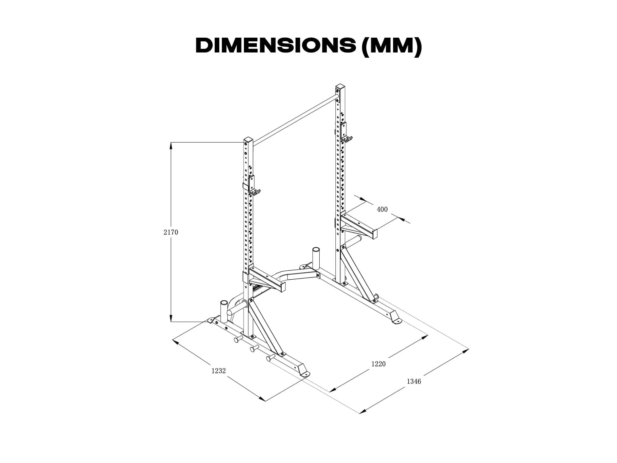 Half Power Rack - HR2100 - Image 21