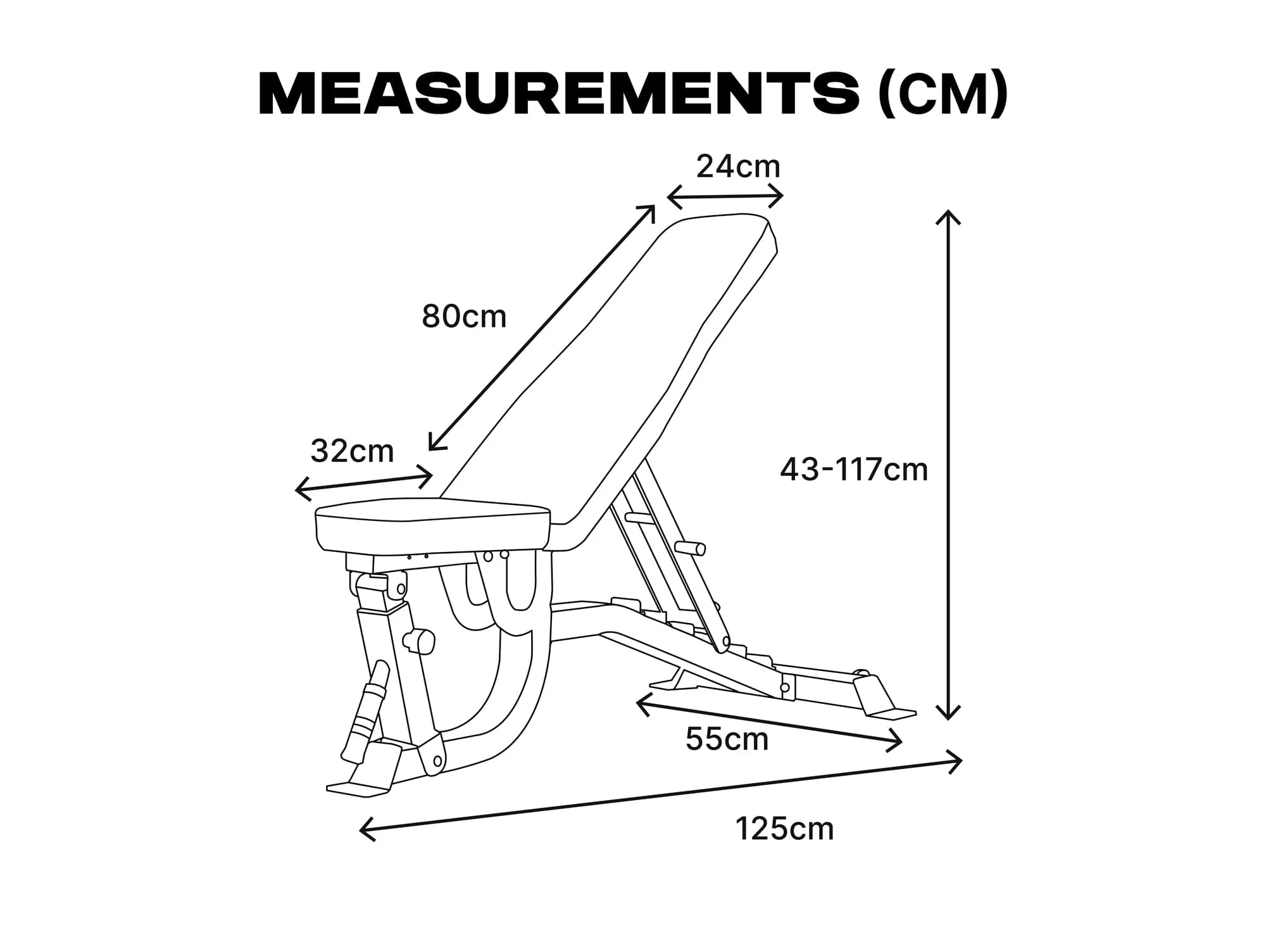 L2 Adjustable Weight Bench - Pink - Image 11