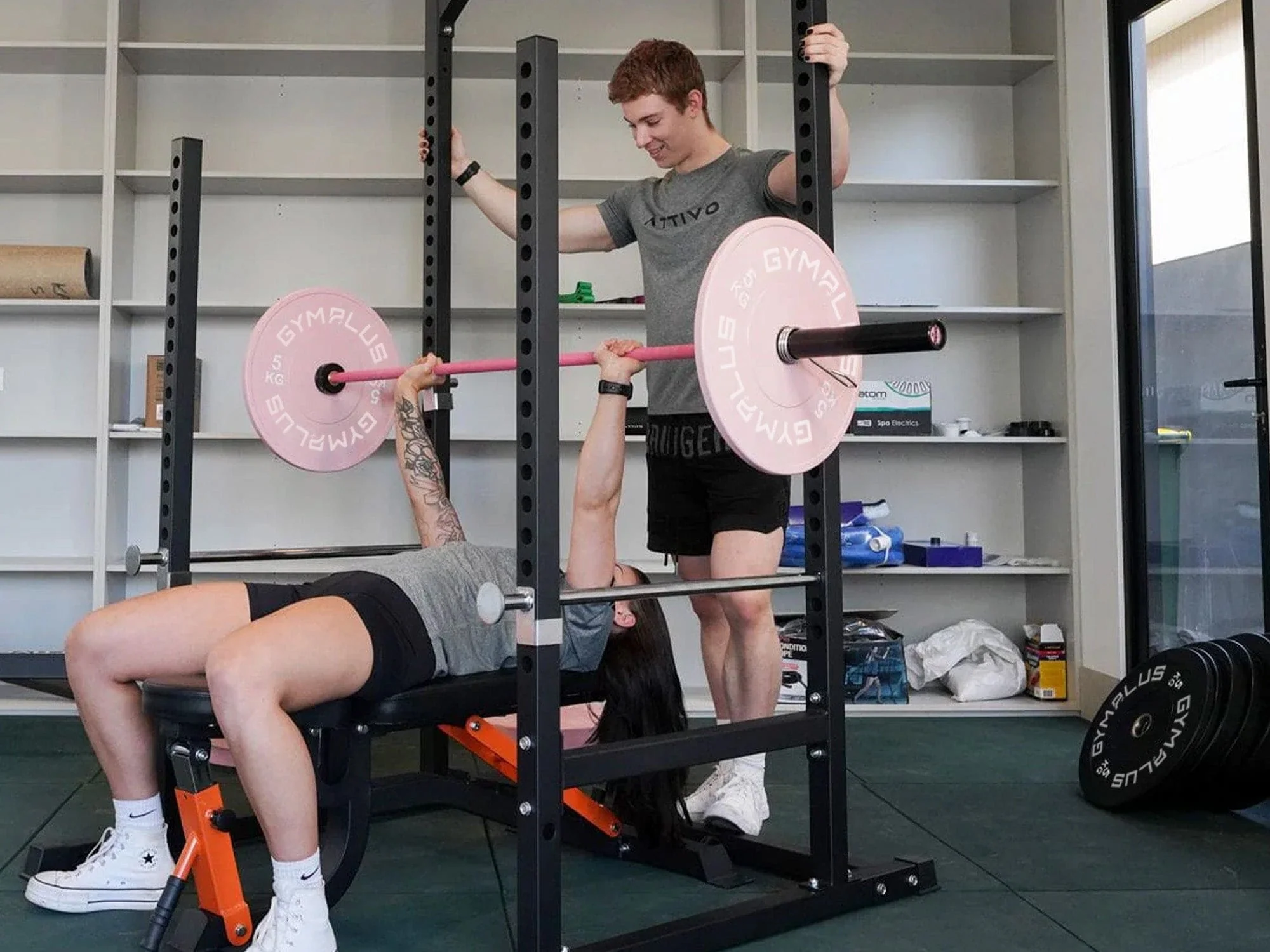 L2 Half Power Rack with Lat Pulldown System Option - Image 9