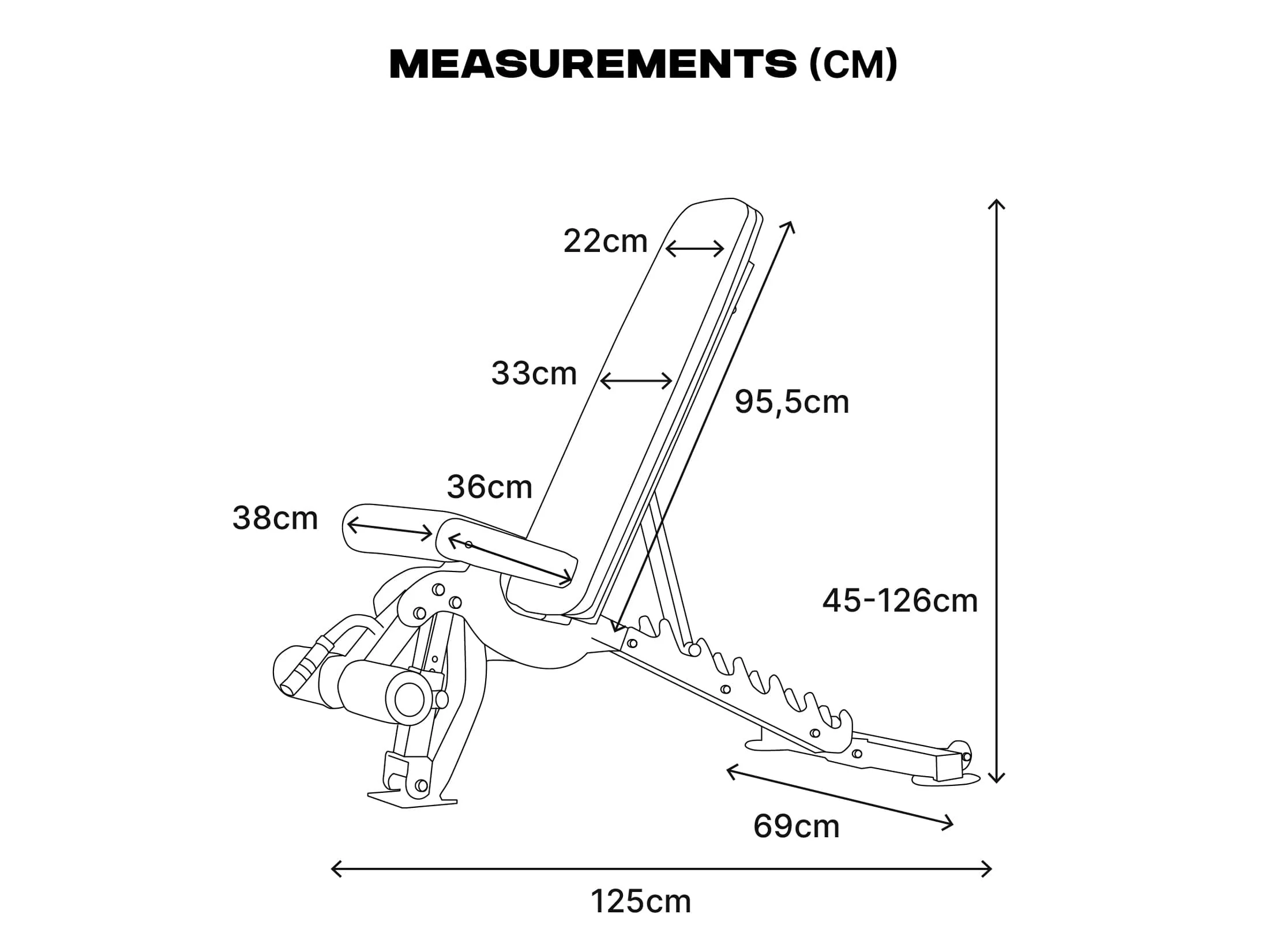 L3 FID Weight Bench - Commercial Grade - Image 12