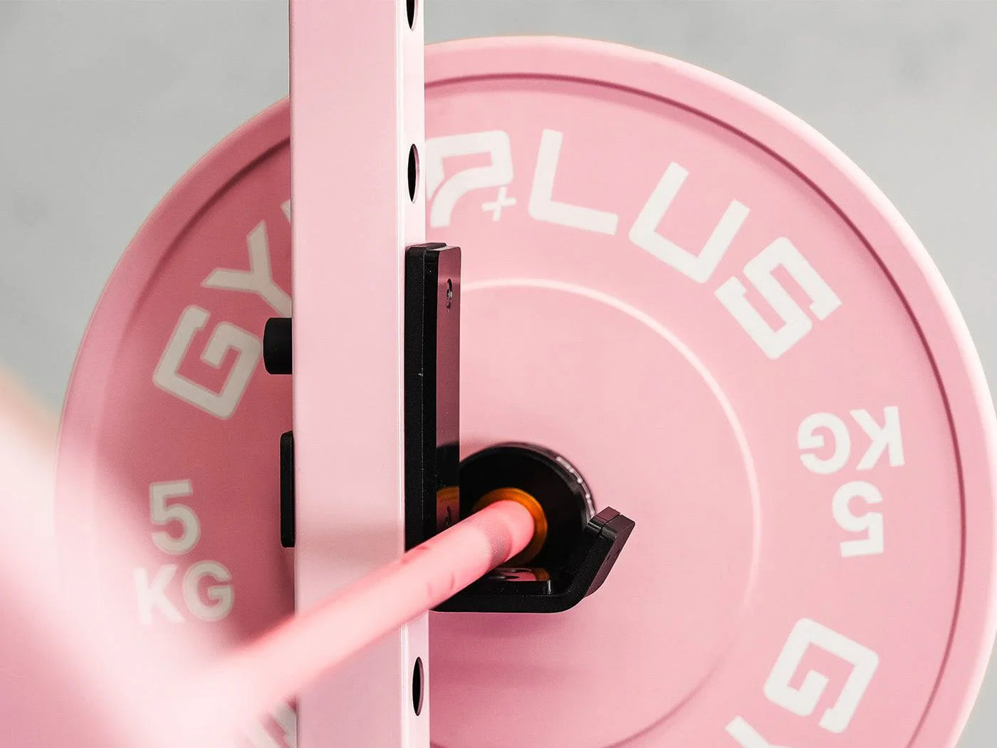 Cerakote Pink Olympic Barbell & Bumper Plate Set – 60kg/100kg - Image 5