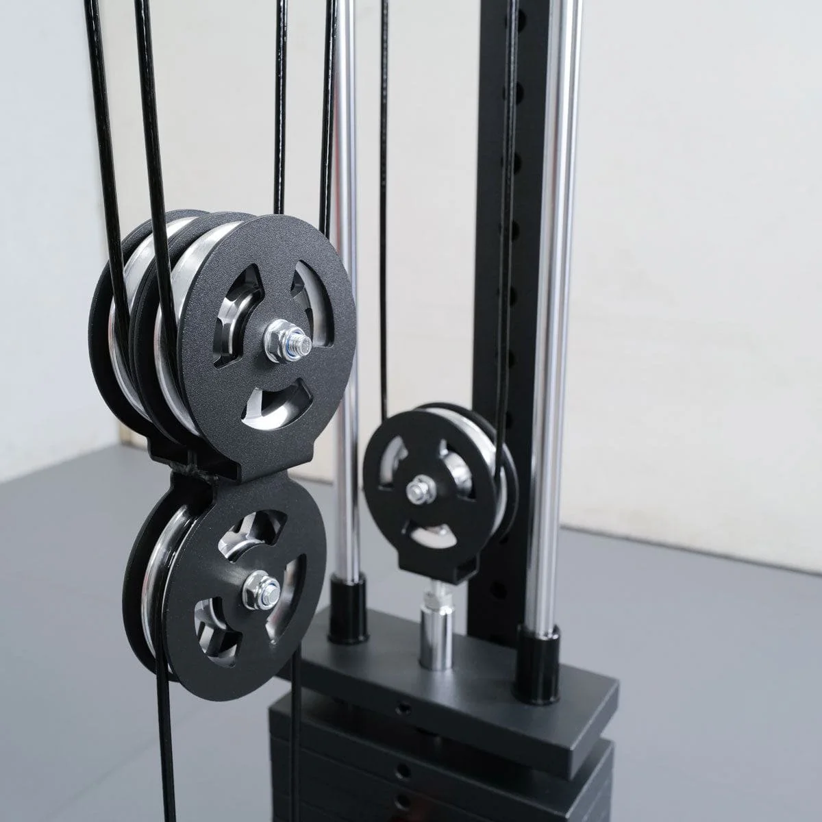 ATTIVO L4 Pro Series Wall Mount Cable Tower With Weight Stack - Aluminium Pulley Wheels - Image 5