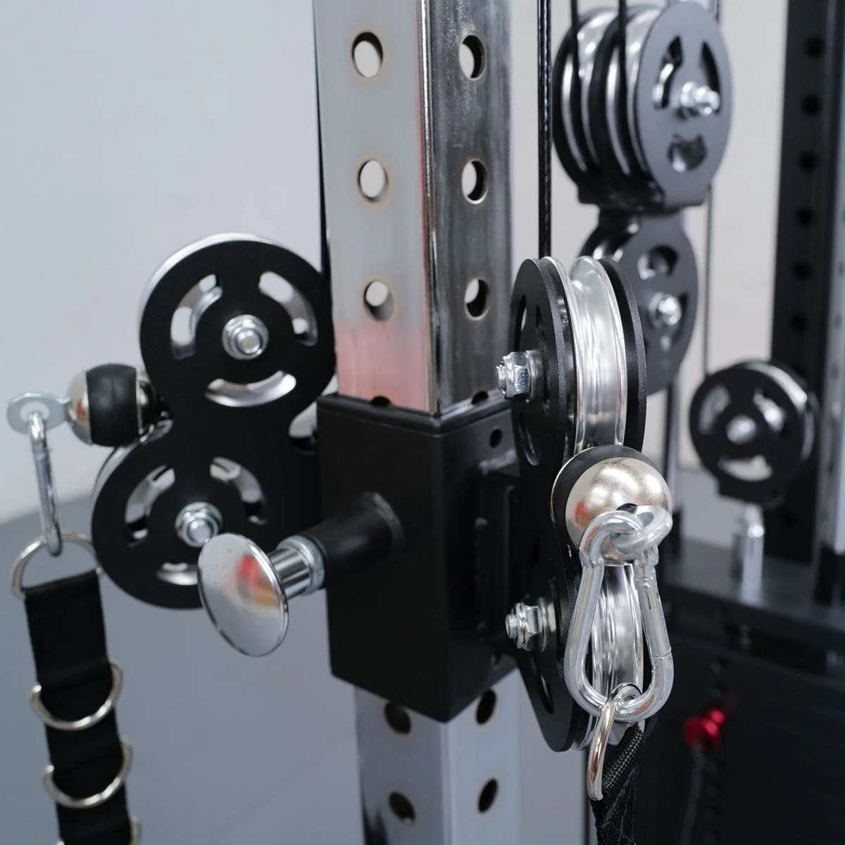 ATTIVO L4 Pro Series Wall Mount Cable Tower With Weight Stack - Aluminium Pulley Wheels - Image 6