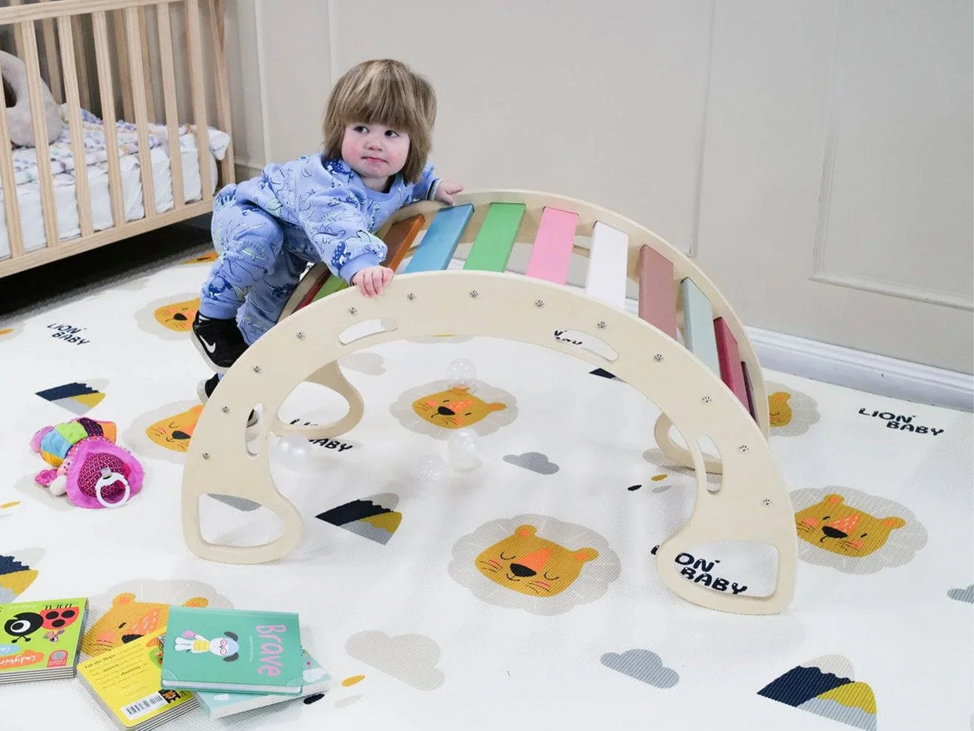 Kids Wooden Rocker - Image 3
