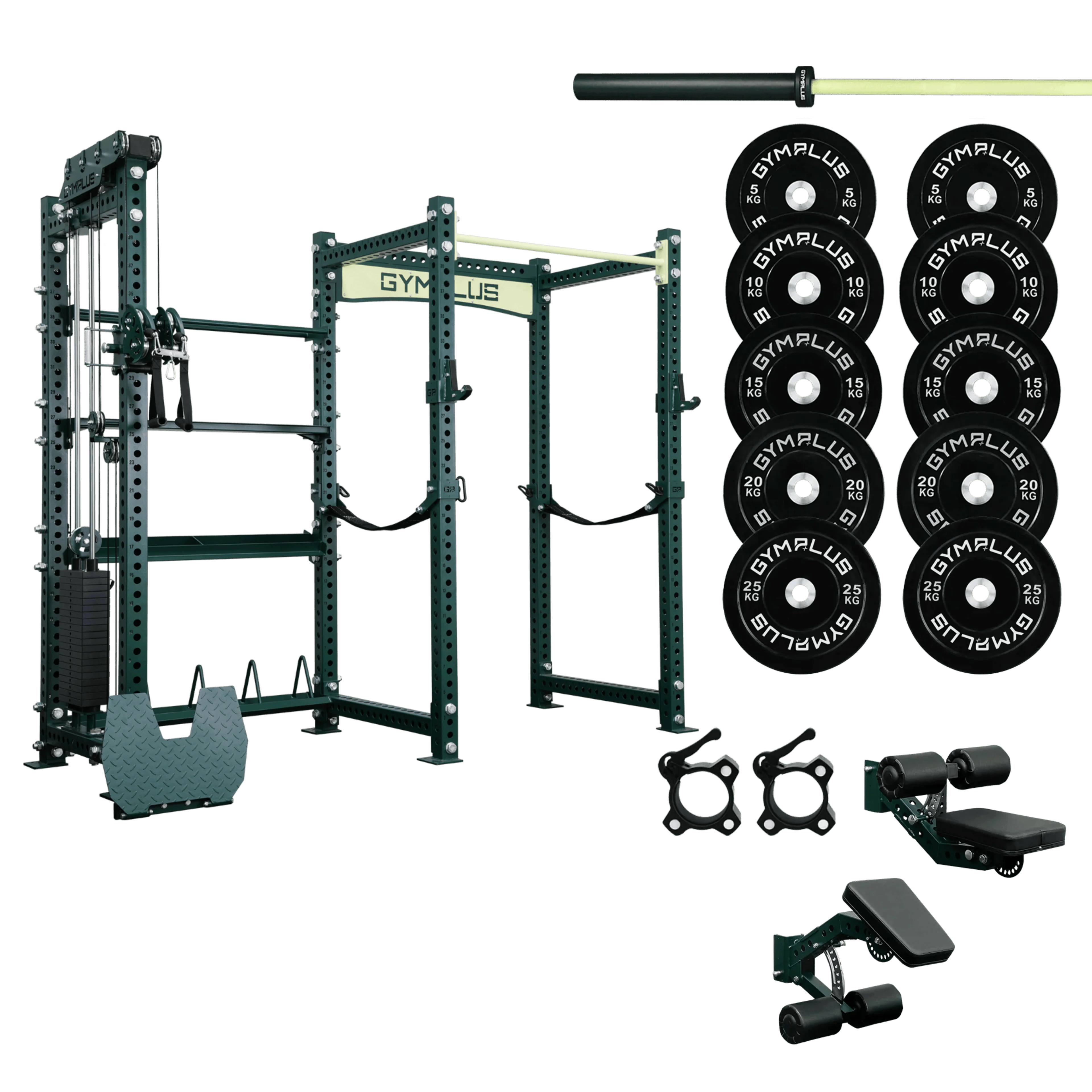 Evolve Extended Cable System with Storage Garage Gym Package