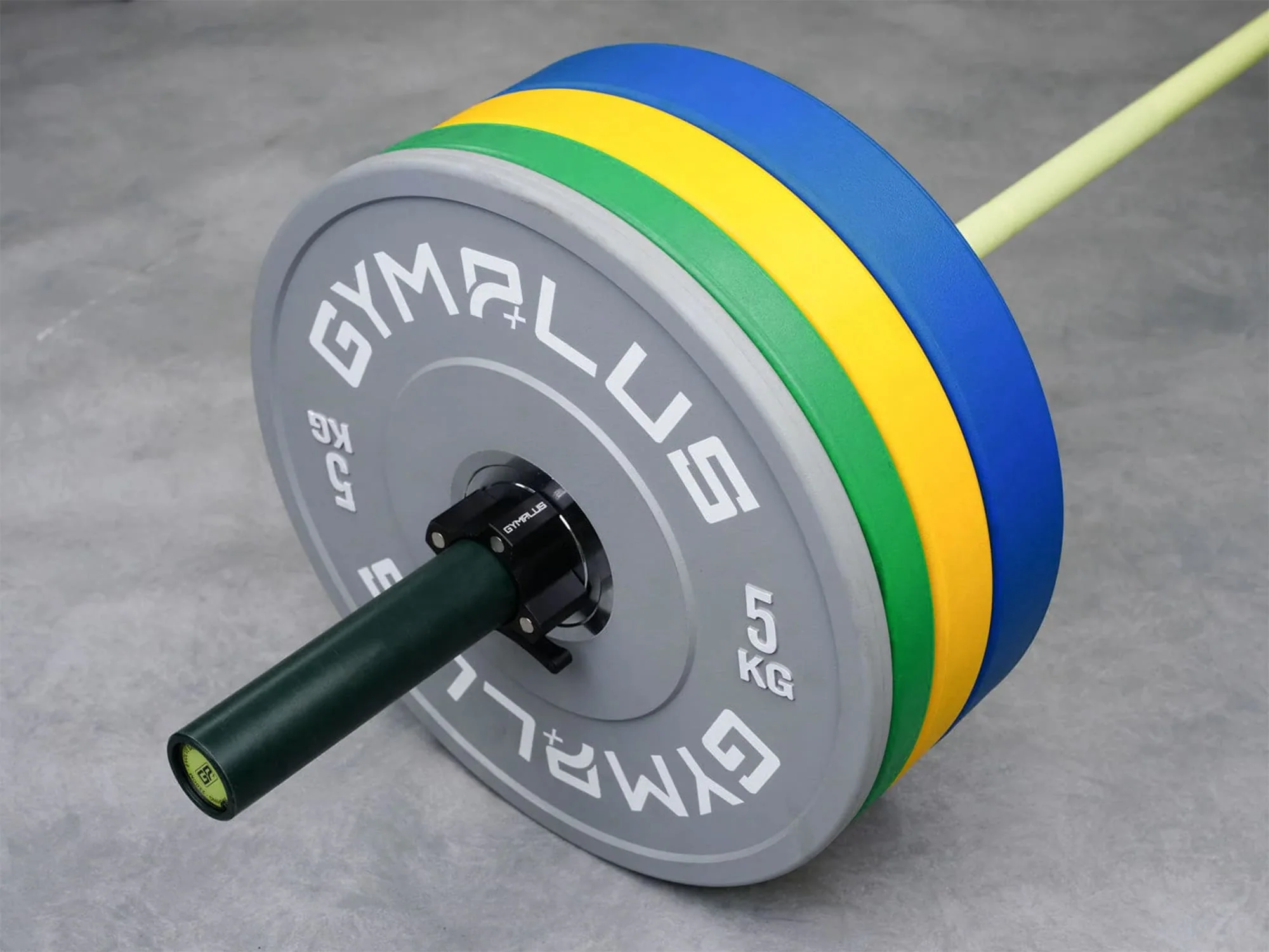 Evolve Olympic Bar 15KG and Bumper Plate Set - Image 6