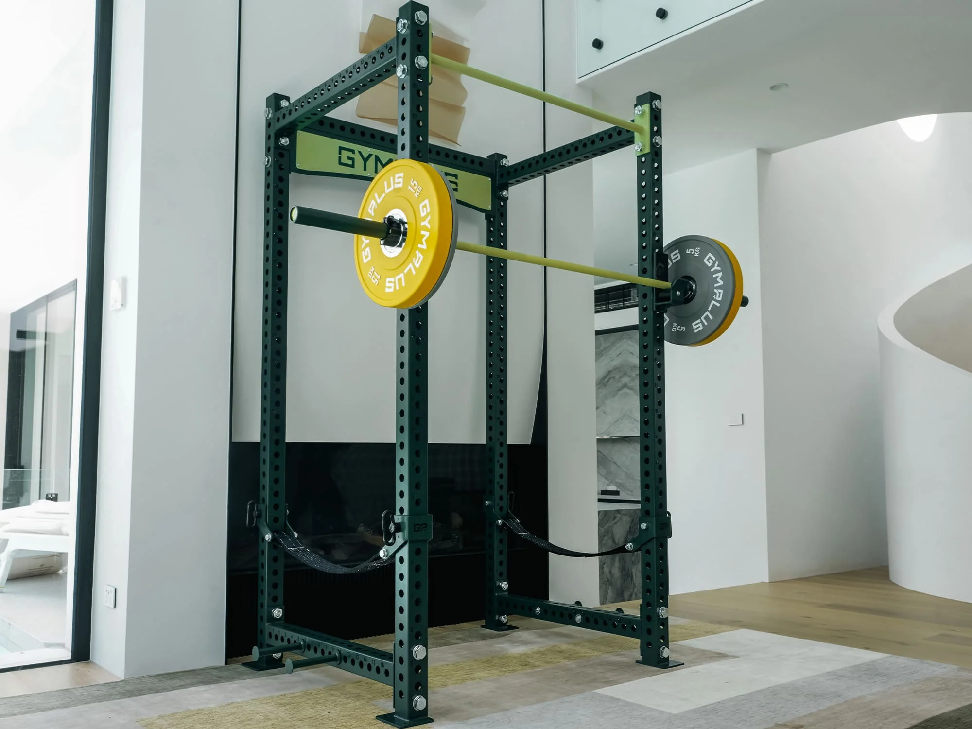 Evolve Olympic Bar 20KG and Bumper Plate Set - Image 10