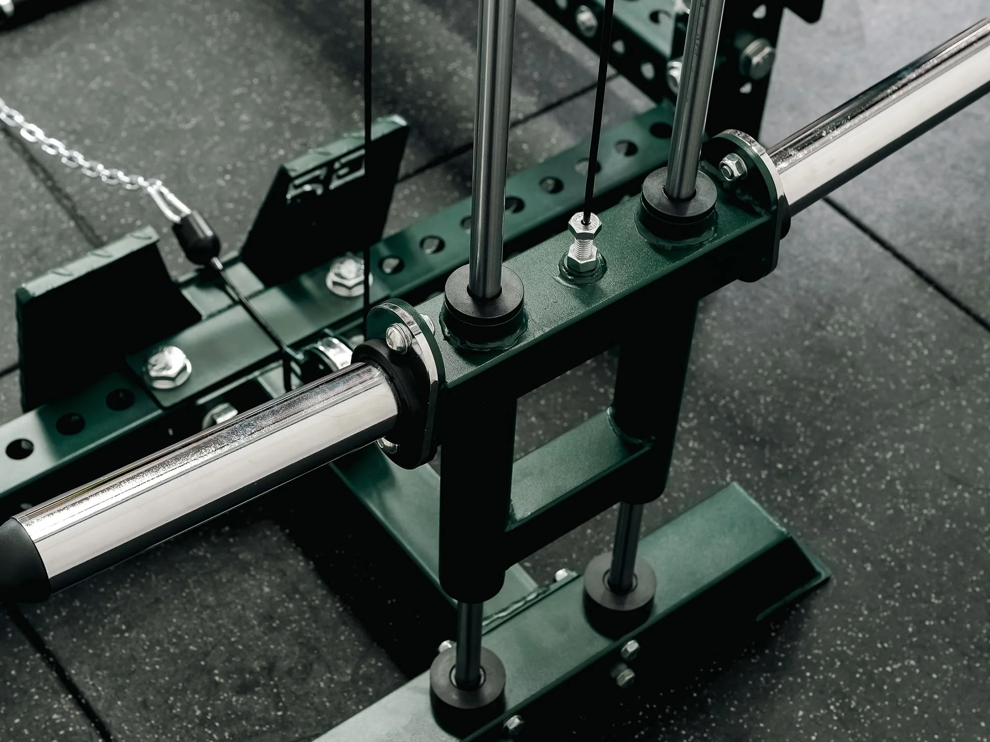 Evolve Power Rack with Lat Pulldown and Storage System - Image 9
