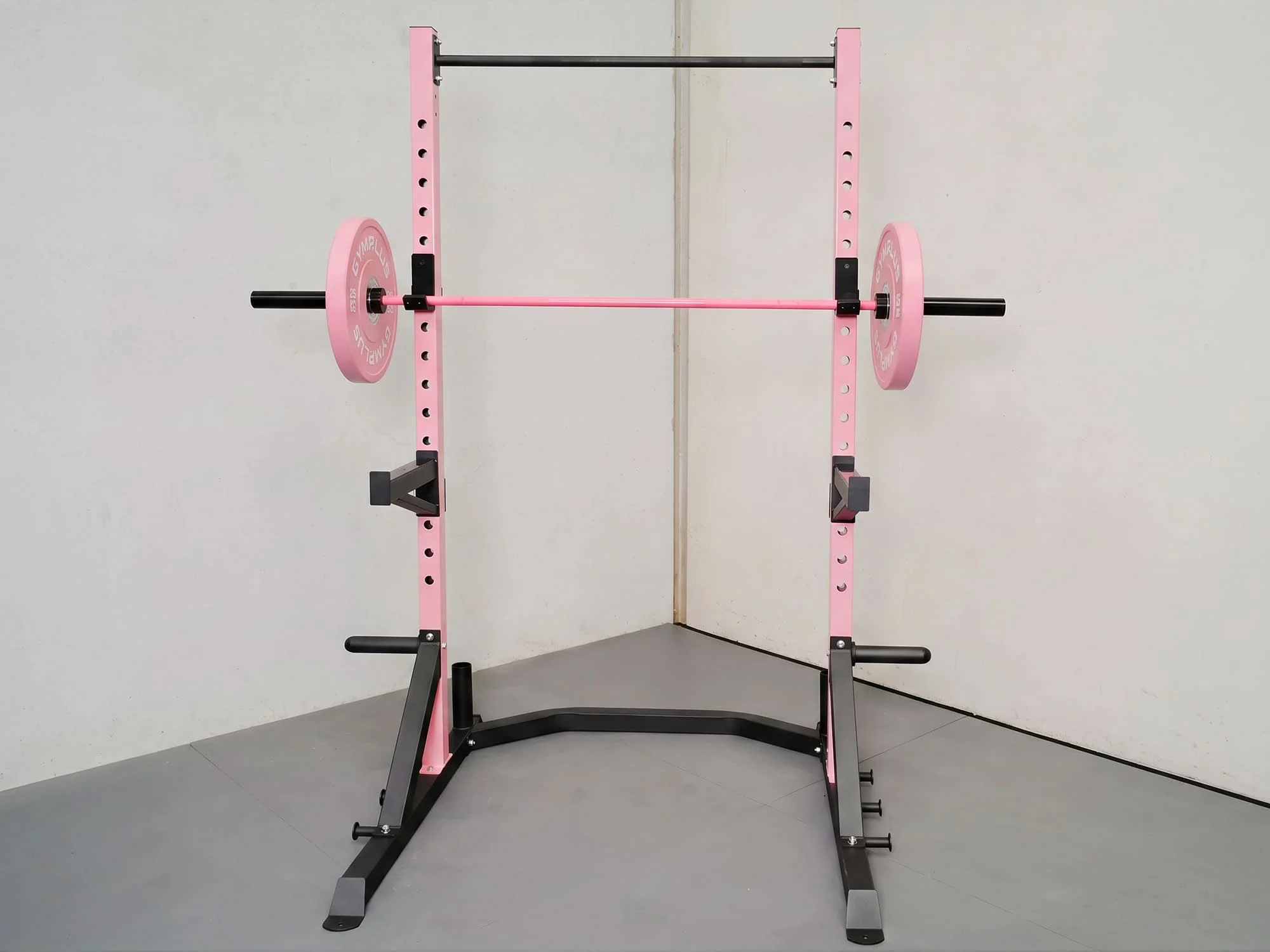 Half Power Rack Garage Gym Package - Pink (HR2100 Combo) - Image 4