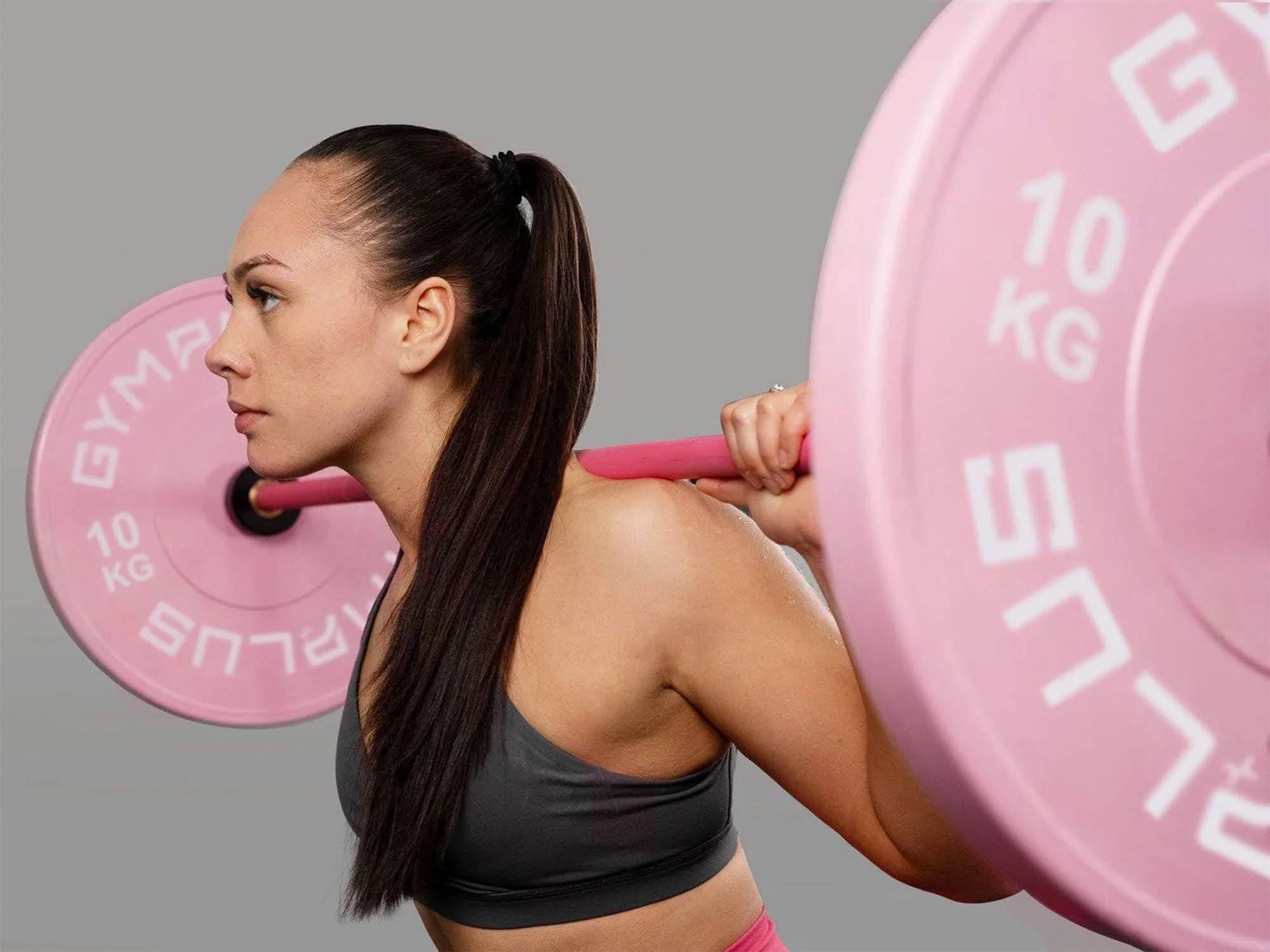 Half Power Rack Garage Gym Package - Pink (HR2100 Combo) - Image 9