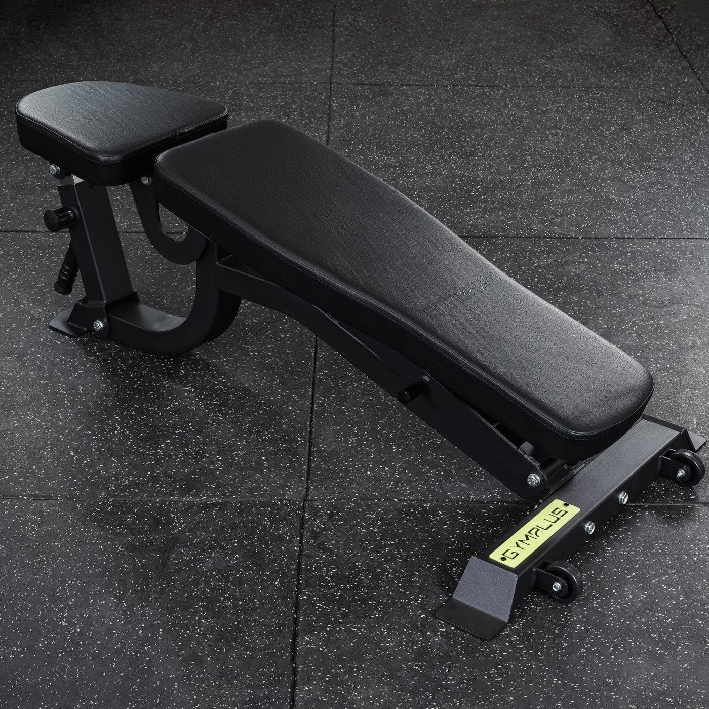 Home Gym Lifting Intermediate Package - Bench, Rack with Pulldown, Barbell and Bumper Plates Set - Image 10