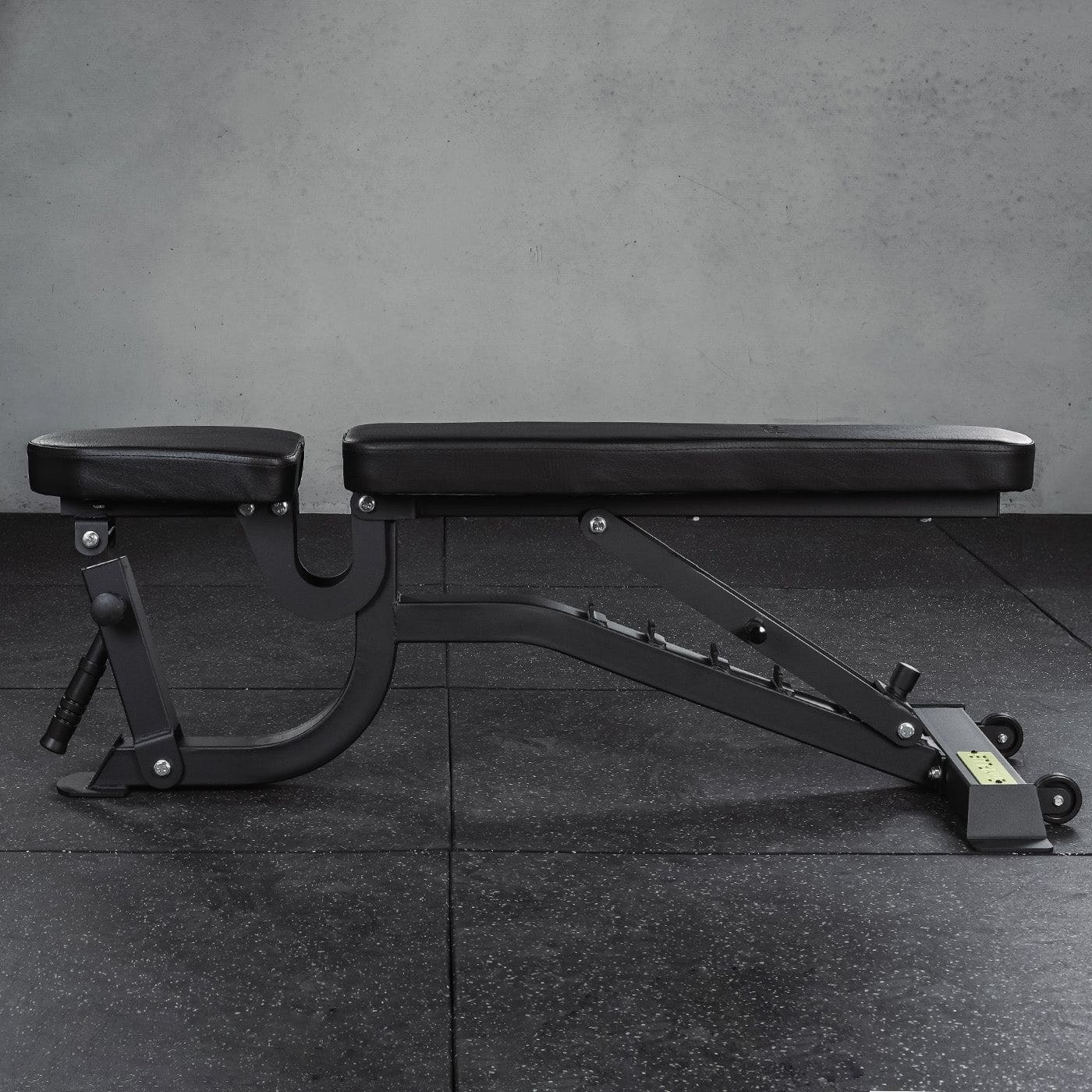 Home Gym Lifting Intermediate Package - Bench, Rack with Pulldown, Barbell and Bumper Plates Set - Image 11
