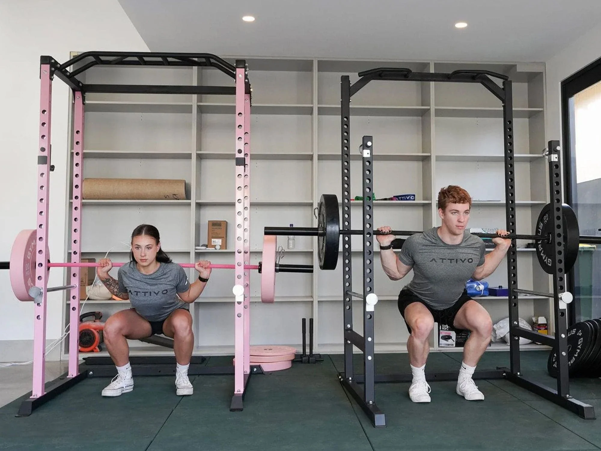 L2 Half Power Rack with Lat Pulldown System Option - Image 11