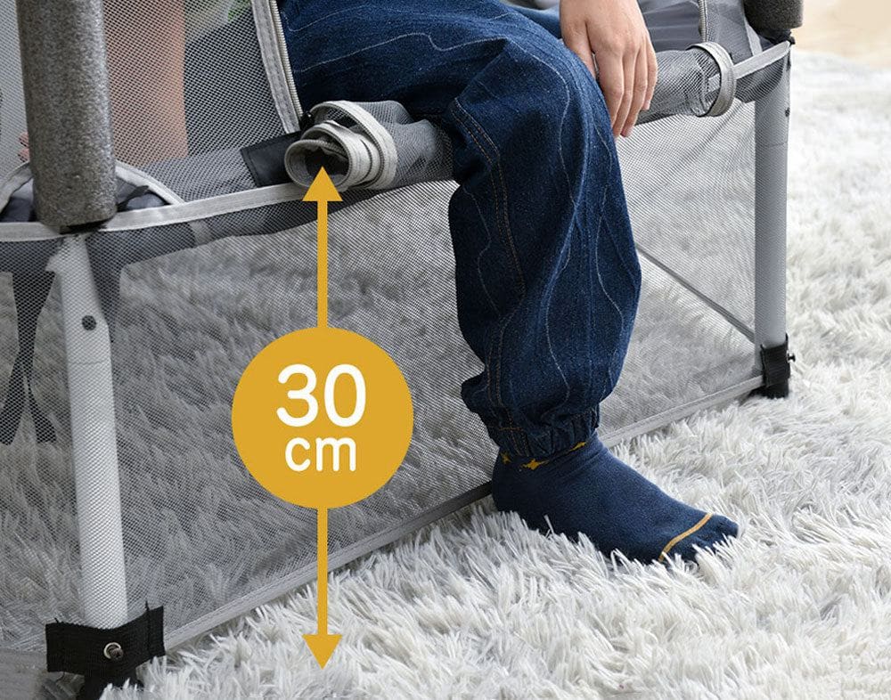 MEMAX Kids Indoor Trampoline - with Horizontal Bar - Image 5