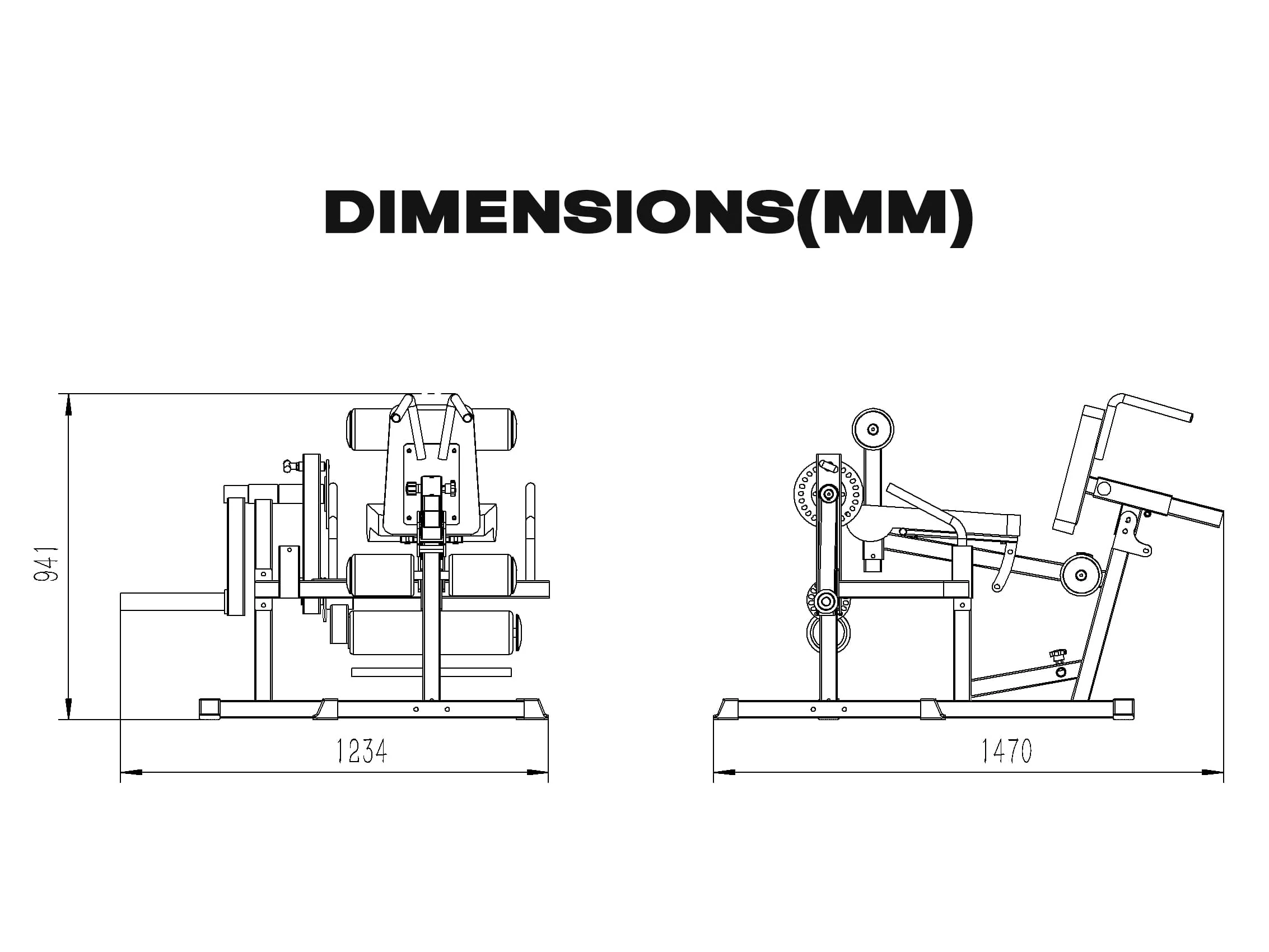 Leg Curl & Extension, Back Extension Machine V3.0 - Image 14