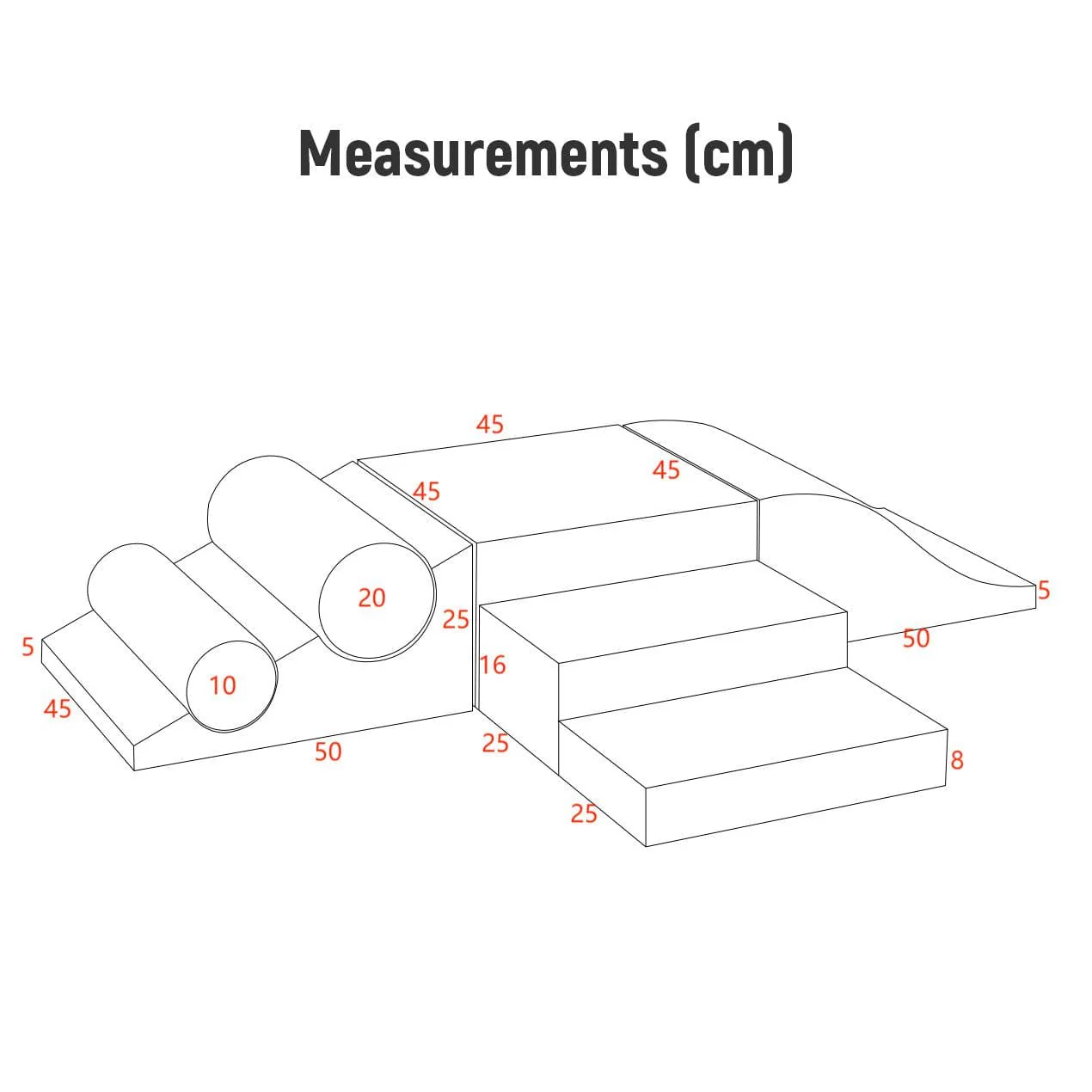 MEMAX Soft Block Climber - 7 Pieces - Image 10