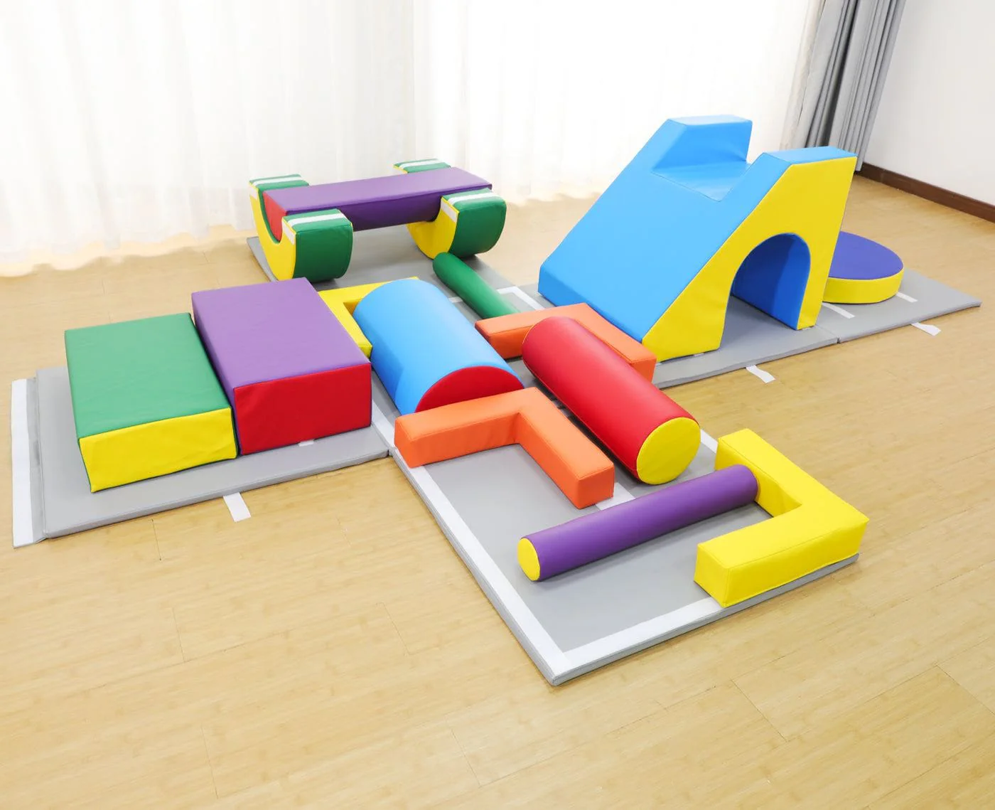 MEMAX Baby Playroom Large Play Set with Easy Storage Cube - 16 Piece - Image 10