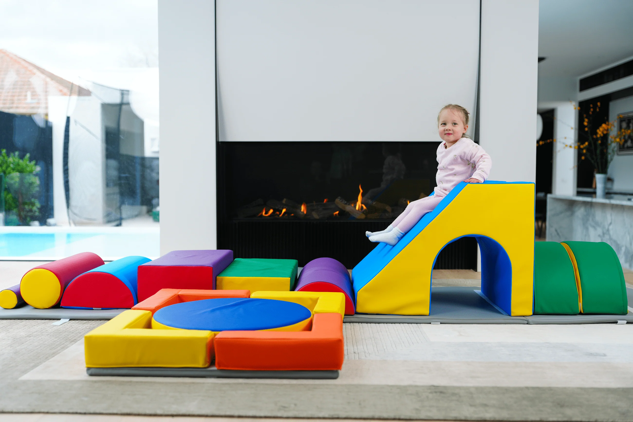 MEMAX Baby Playroom Large Play Set with Easy Storage Cube - 16 Piece - Image 2