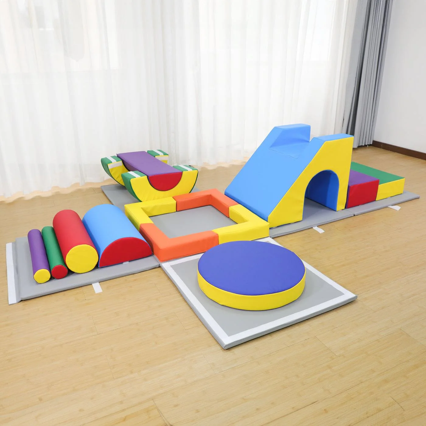 MEMAX Baby Playroom Large Play Set with Easy Storage Cube - 16 Piece - Image 7