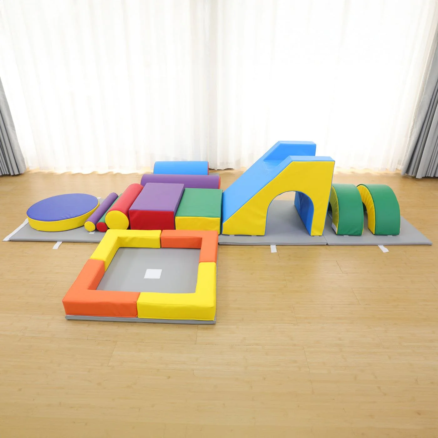 MEMAX Baby Playroom Large Play Set with Easy Storage Cube - 16 Piece - Image 9
