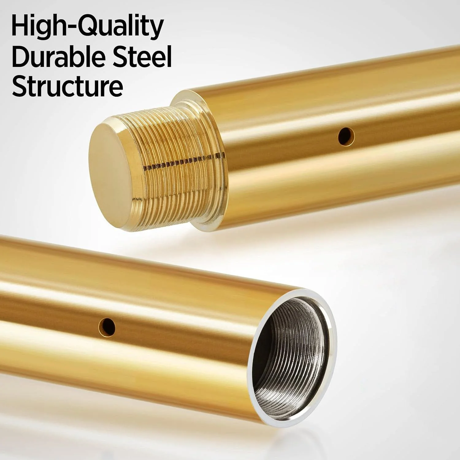 MEMAX Portable Dancing Pole - Static and Spinning - Gold - Image 5