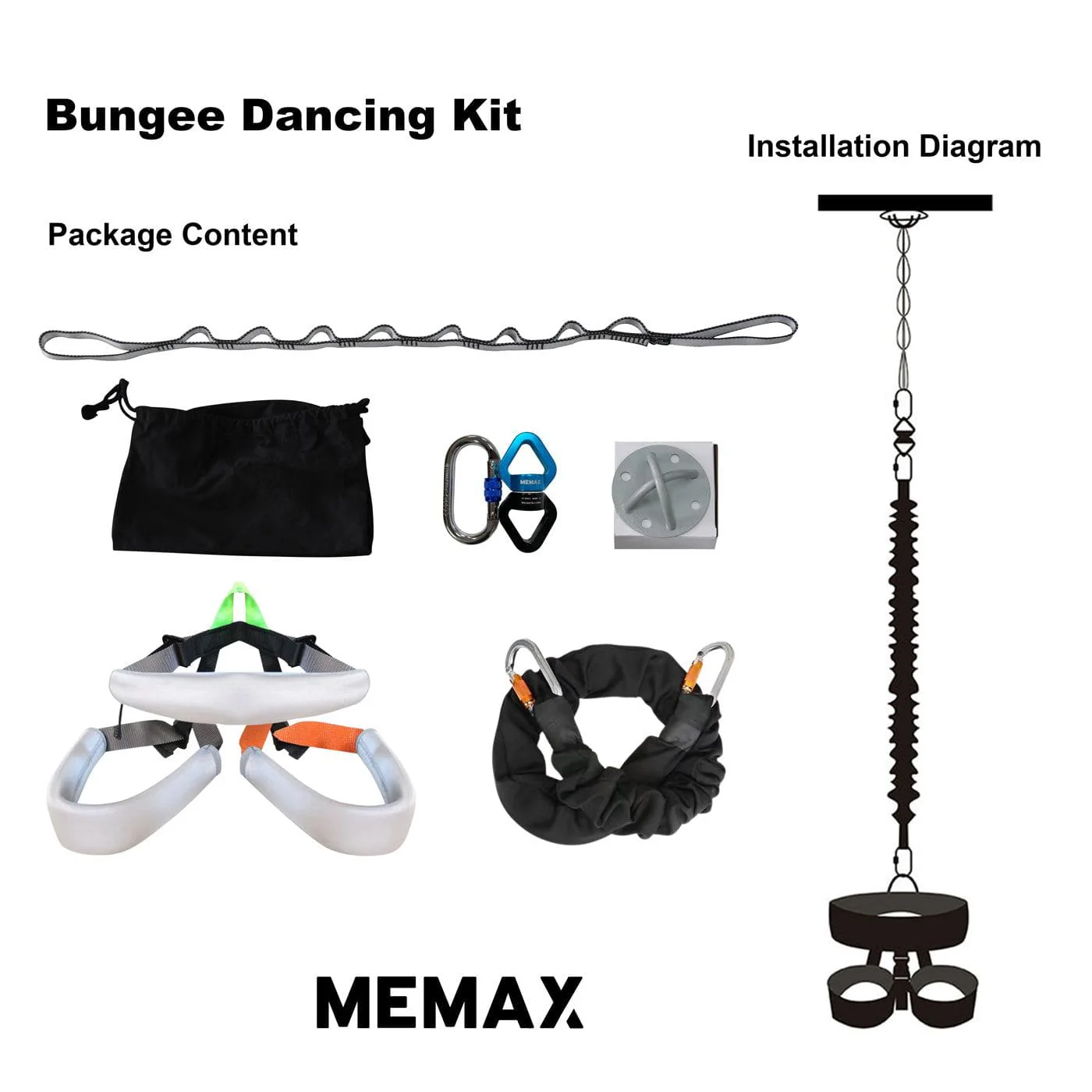 MEMAX Premium Bungee Fitness Set - Image 4