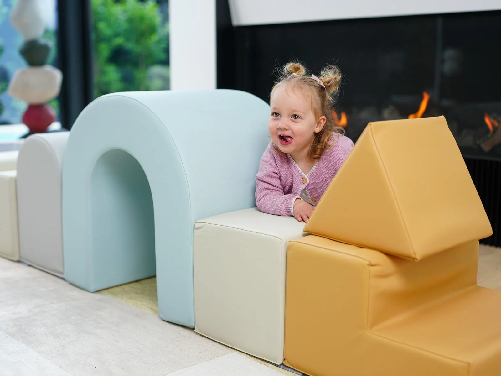 Sensory Soft Play Building Blocks and Ball Pit - 9 Piece (Large) - Image 10