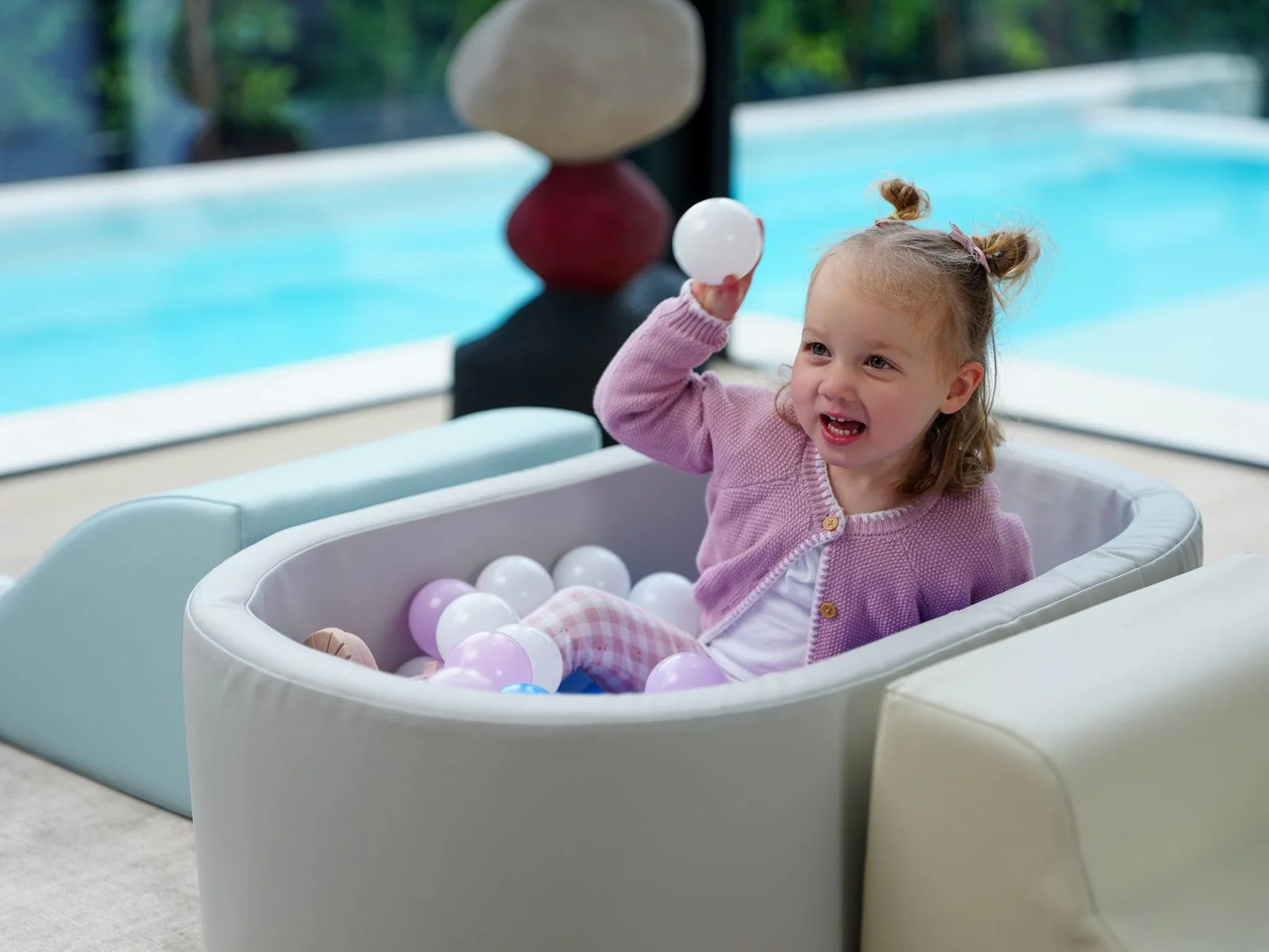 Sensory Soft Play Building Blocks and Ball Pit - 9 Piece (Large) - Image 7