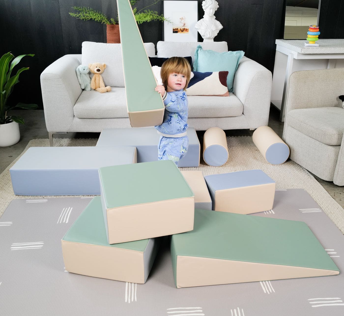 MEMAX Soft Play Building Blocks - 10 Pieces - Image 3