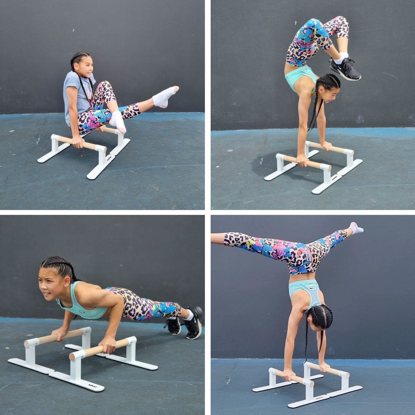 MEMAX Parallette Bars Push-up Stand Gymnastic Handstand Bars - Image 7