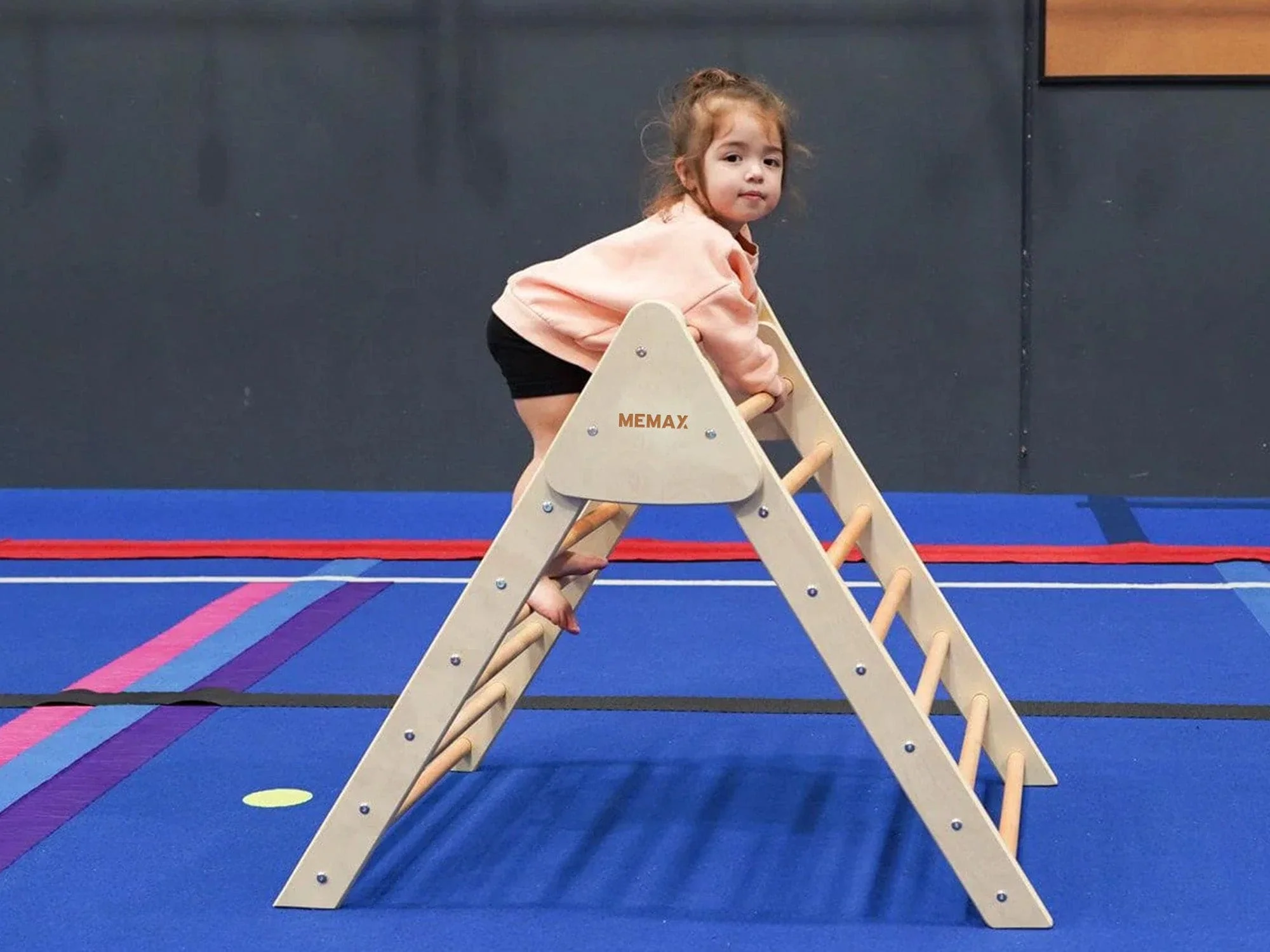 Pikler Foldable Climbing Triangle with Ramp - Image 8