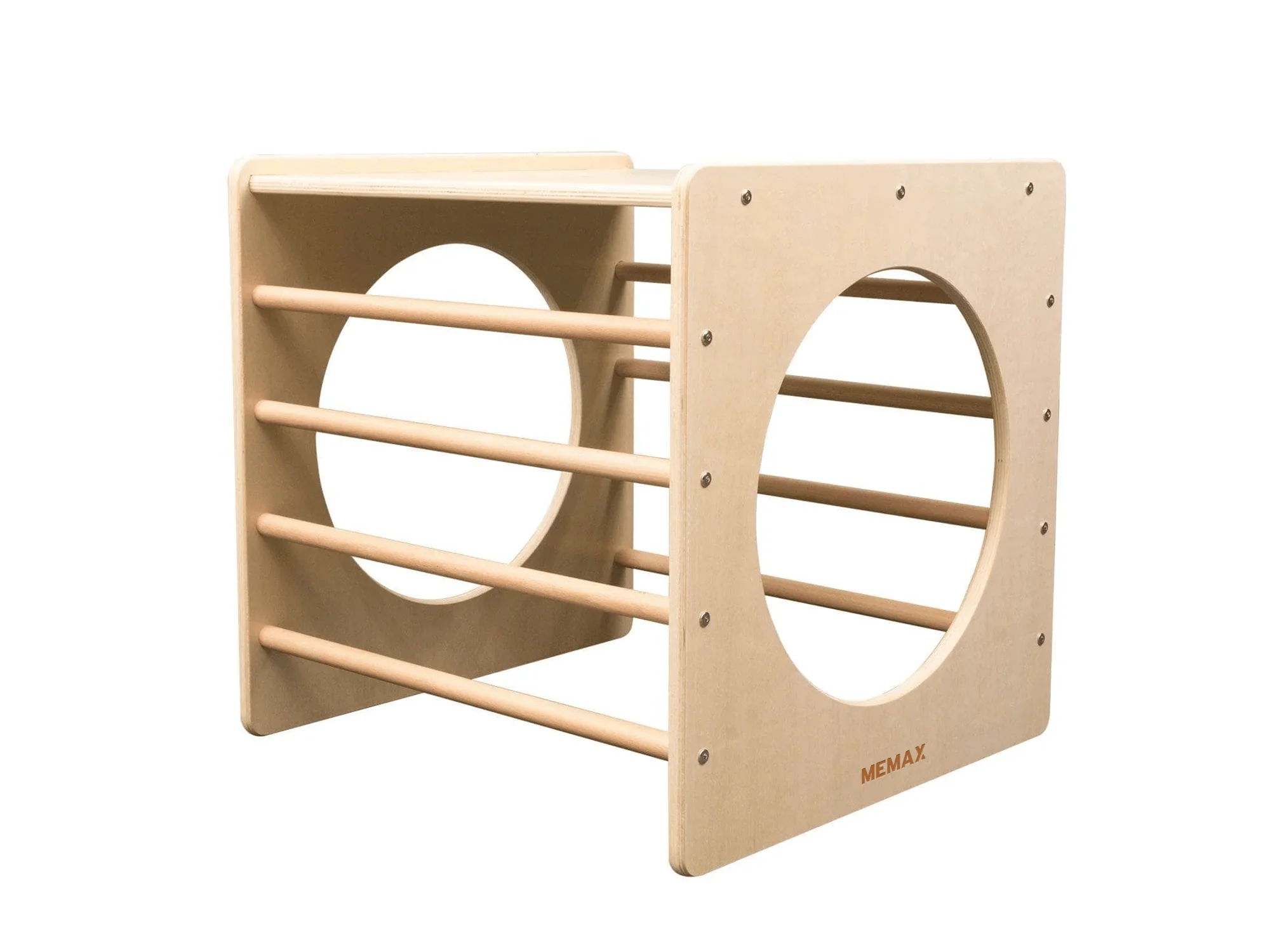 MEMAX Kids Climber Set - Wooden Cube Climber with Ramp/Slide - Image 5