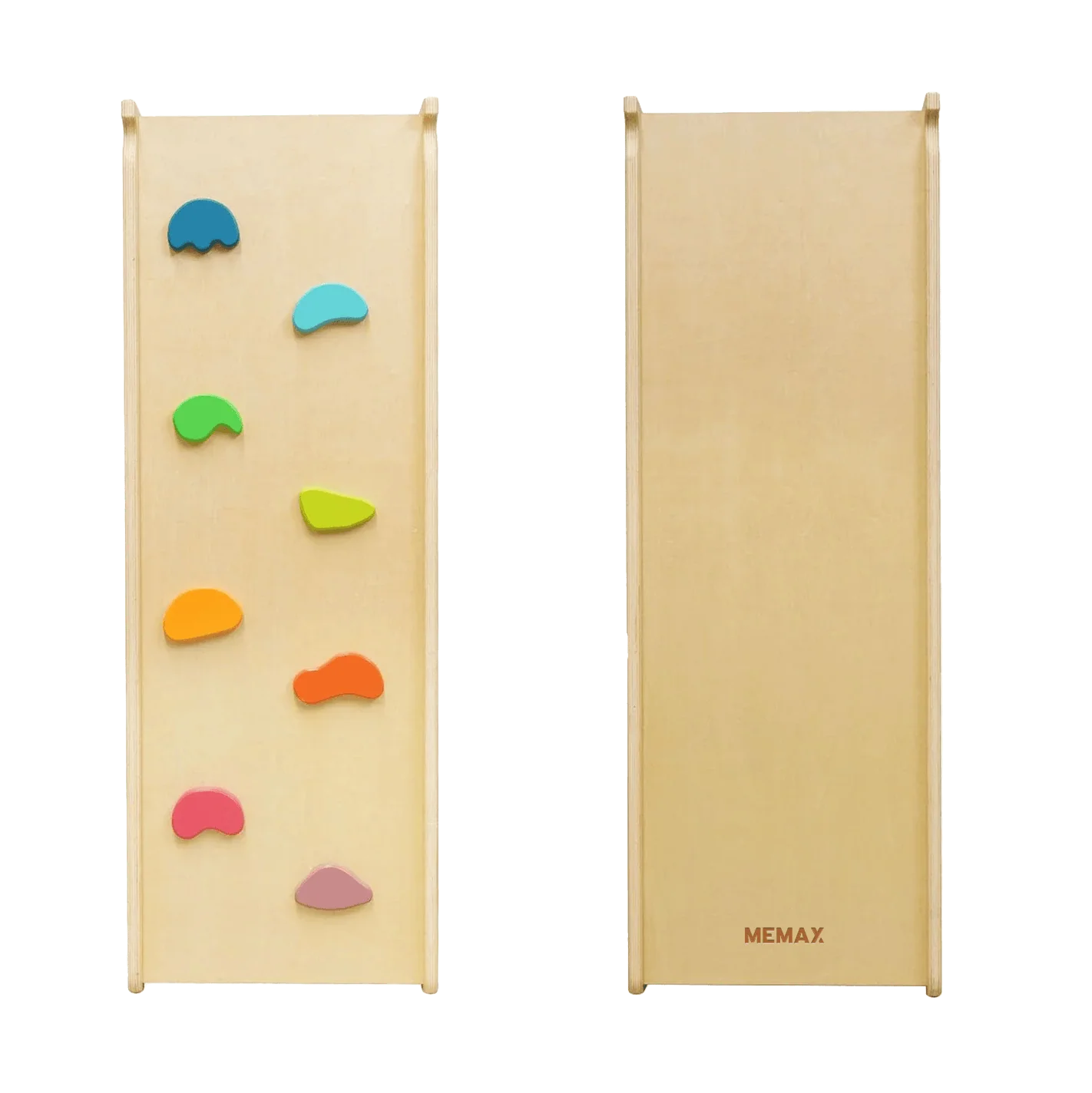 MEMAX Kids Climber Set - Wooden Cube Climber with Ramp/Slide - Image 8