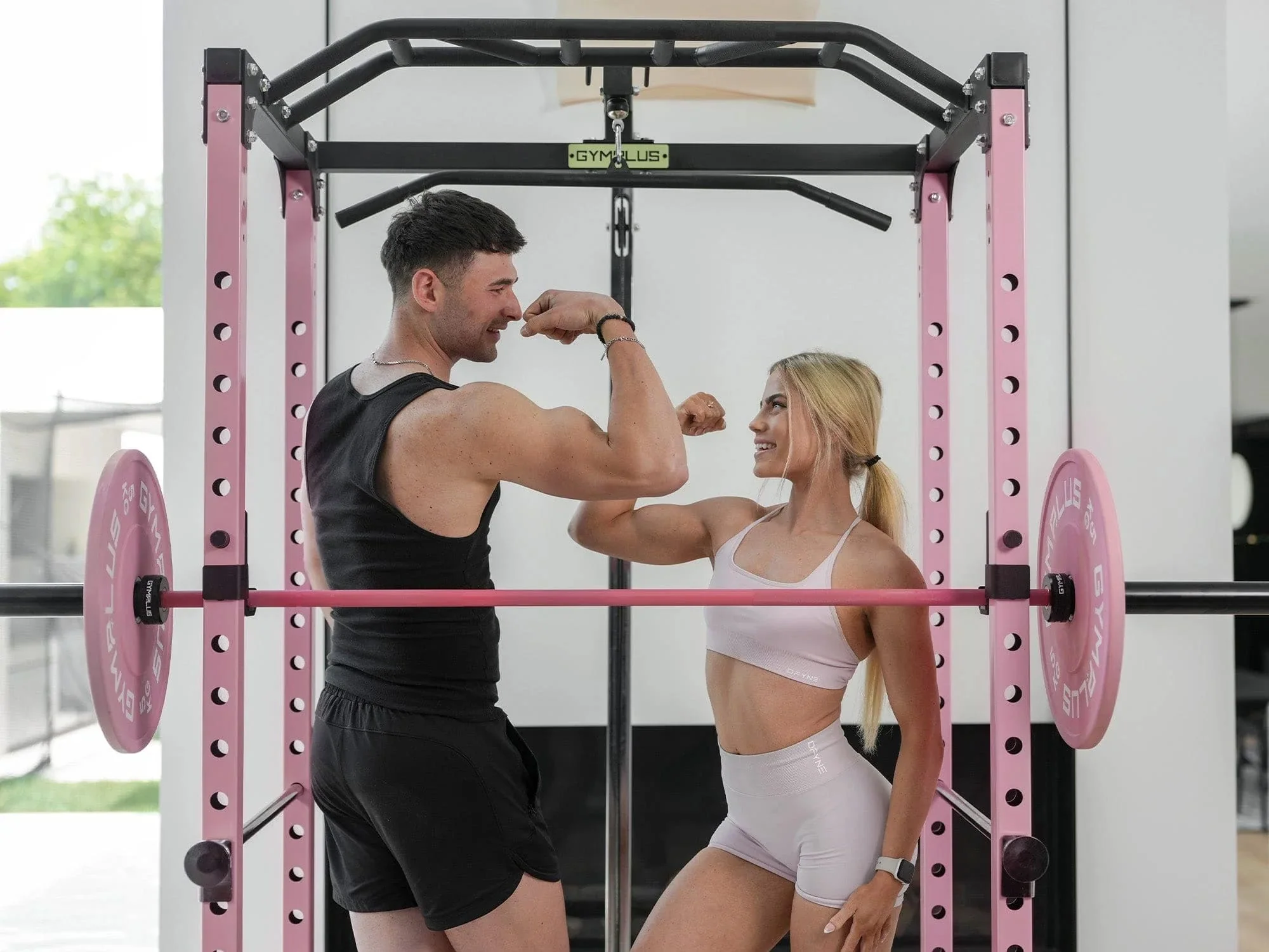 Pink Garage Gym Essentials Package – Complete Setup - Image 10