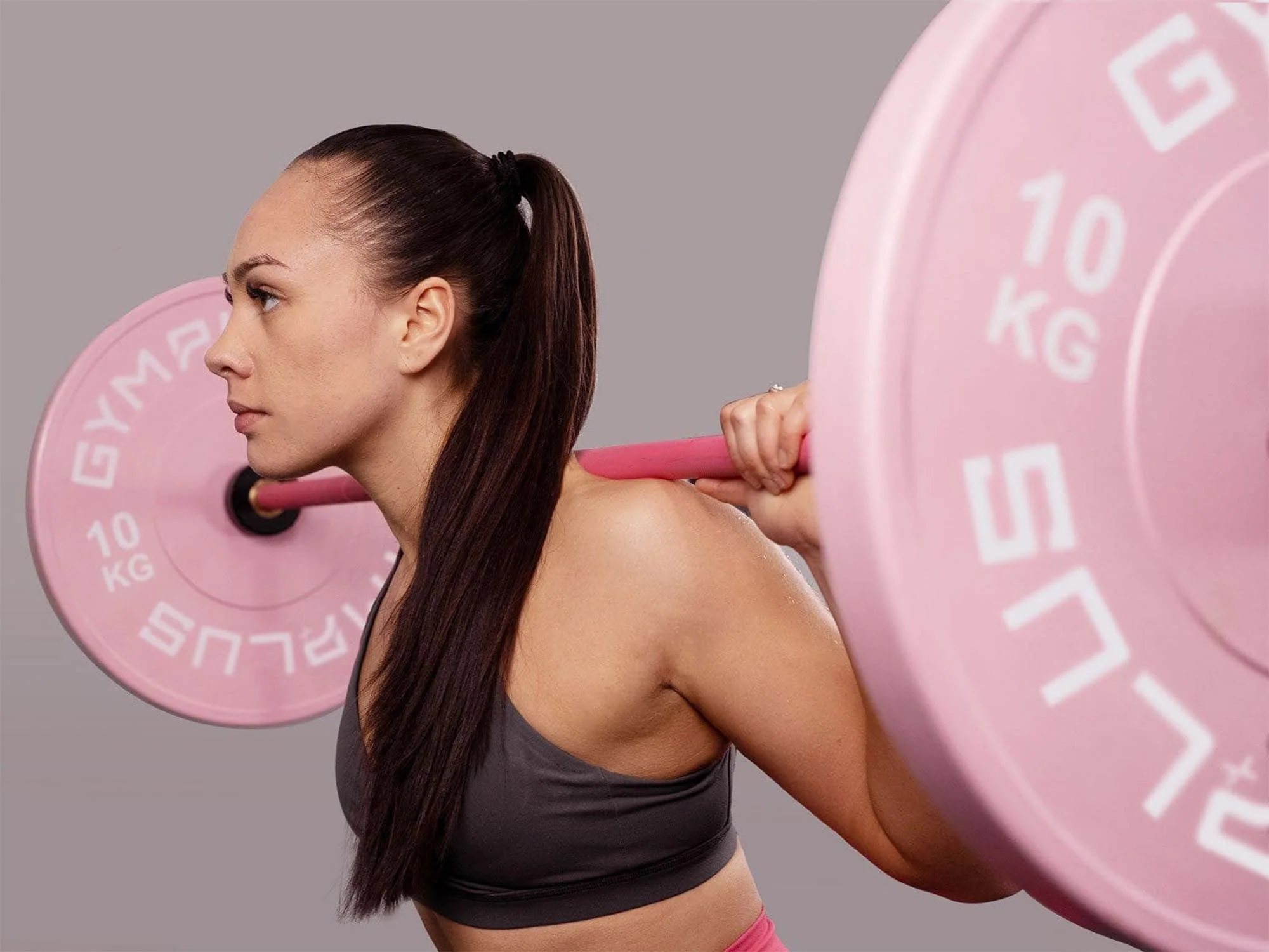 Pink Olympic Rubber Bumper Plates 5/10/15/20kg (Pairs) - Image 10