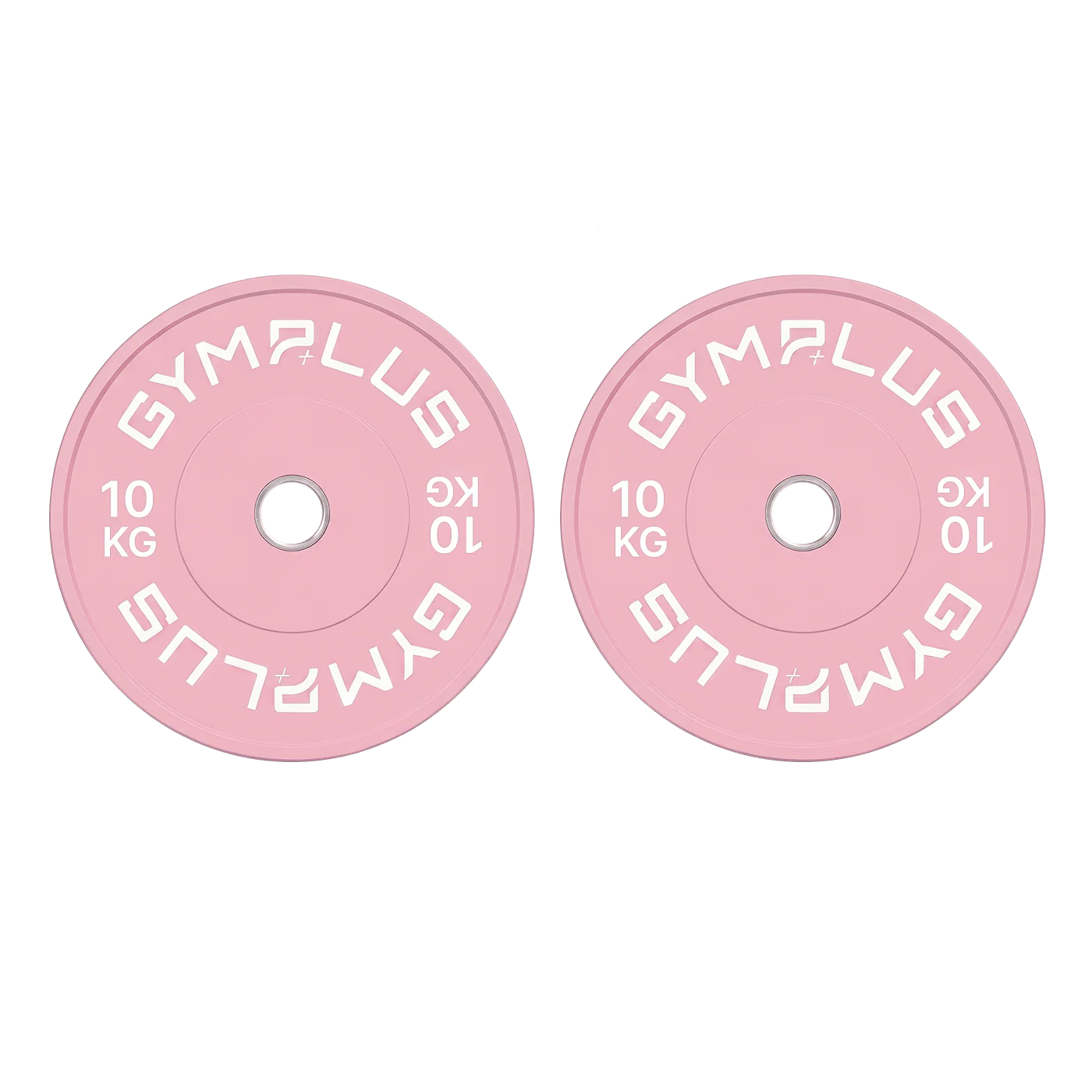 Pink Olympic Rubber Bumper Plates 5/10/15/20kg (Pairs) - Image 3