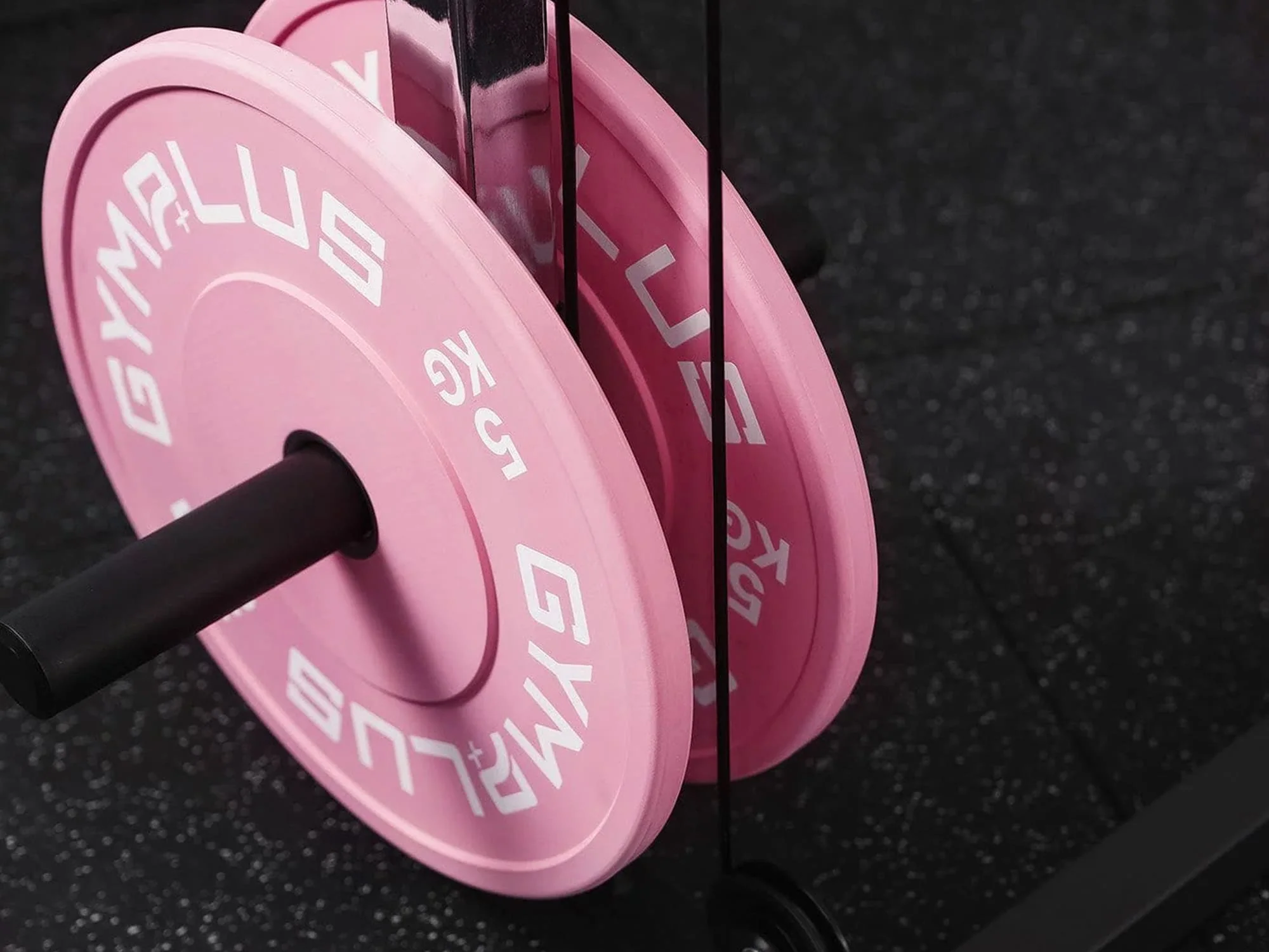 Pink Olympic Rubber Bumper Plates 5/10/15/20kg (Pairs) - Image 9