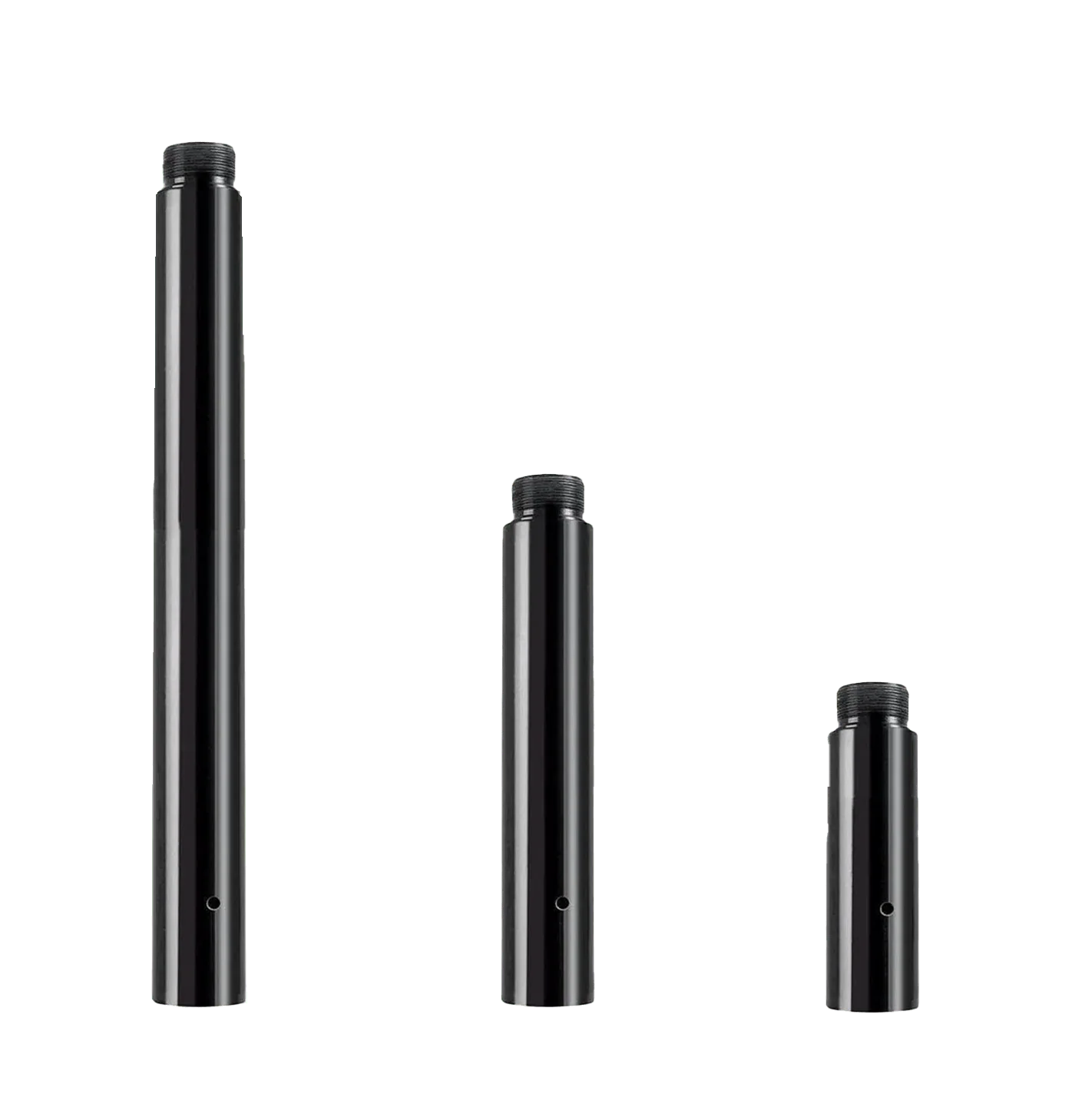 Portable Dancing Pole Extension 125mm 250mm 500mm (Black)