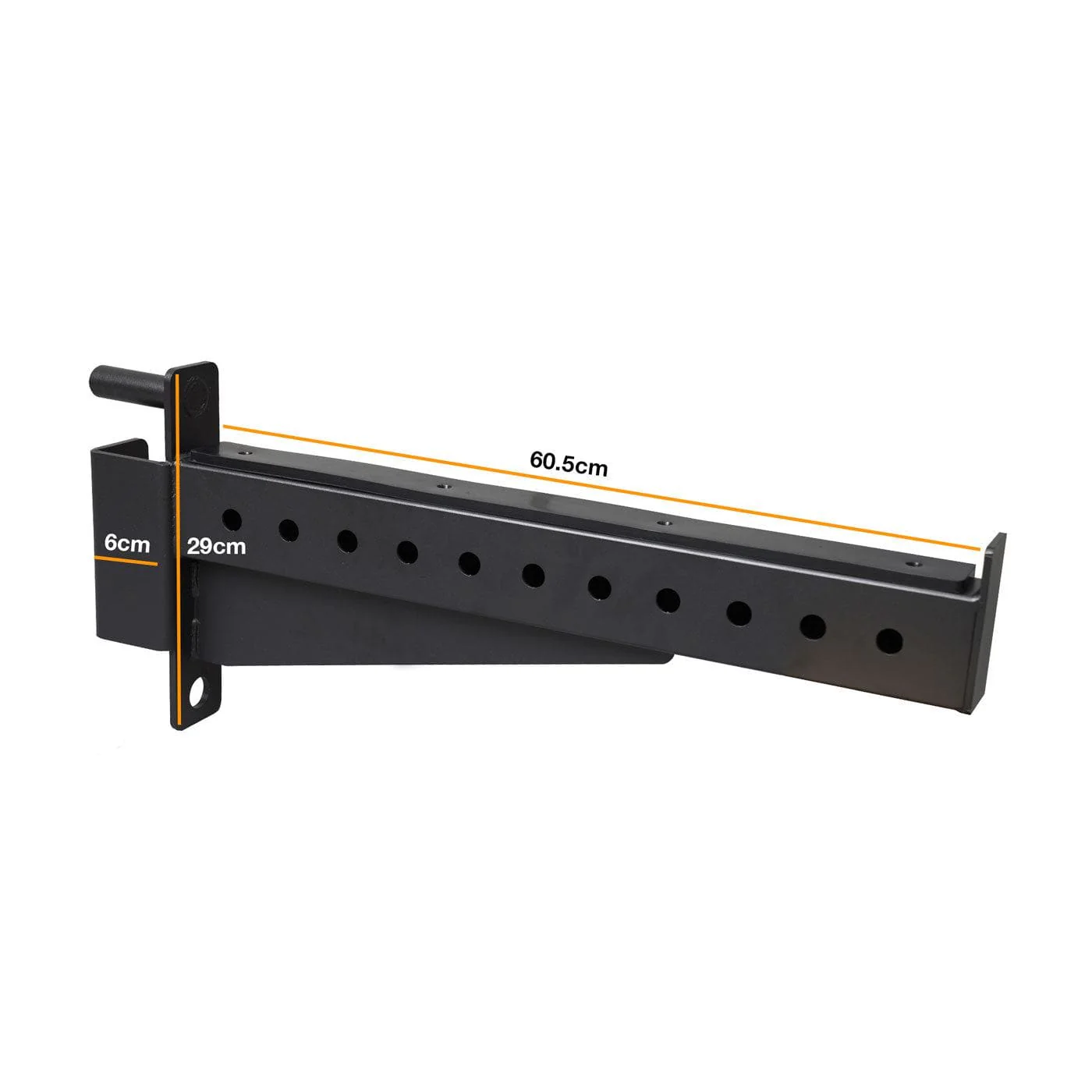 Safety Spotter Arms for 60x60mm Power Rack 1 Inch Holes - Image 4
