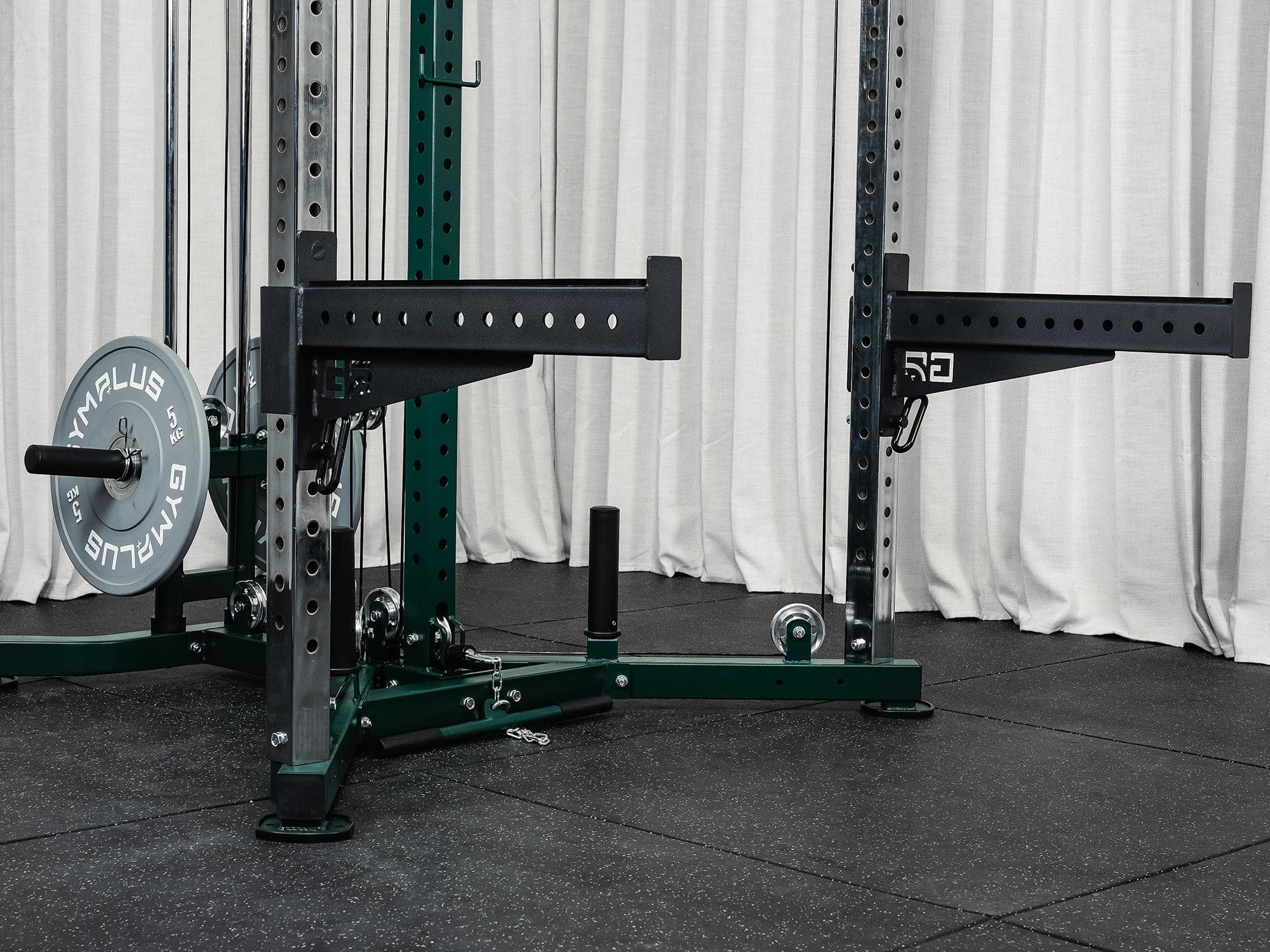 Safety Spotter Arms for 60x60mm Power Rack 5/8inch Holes - Image 2