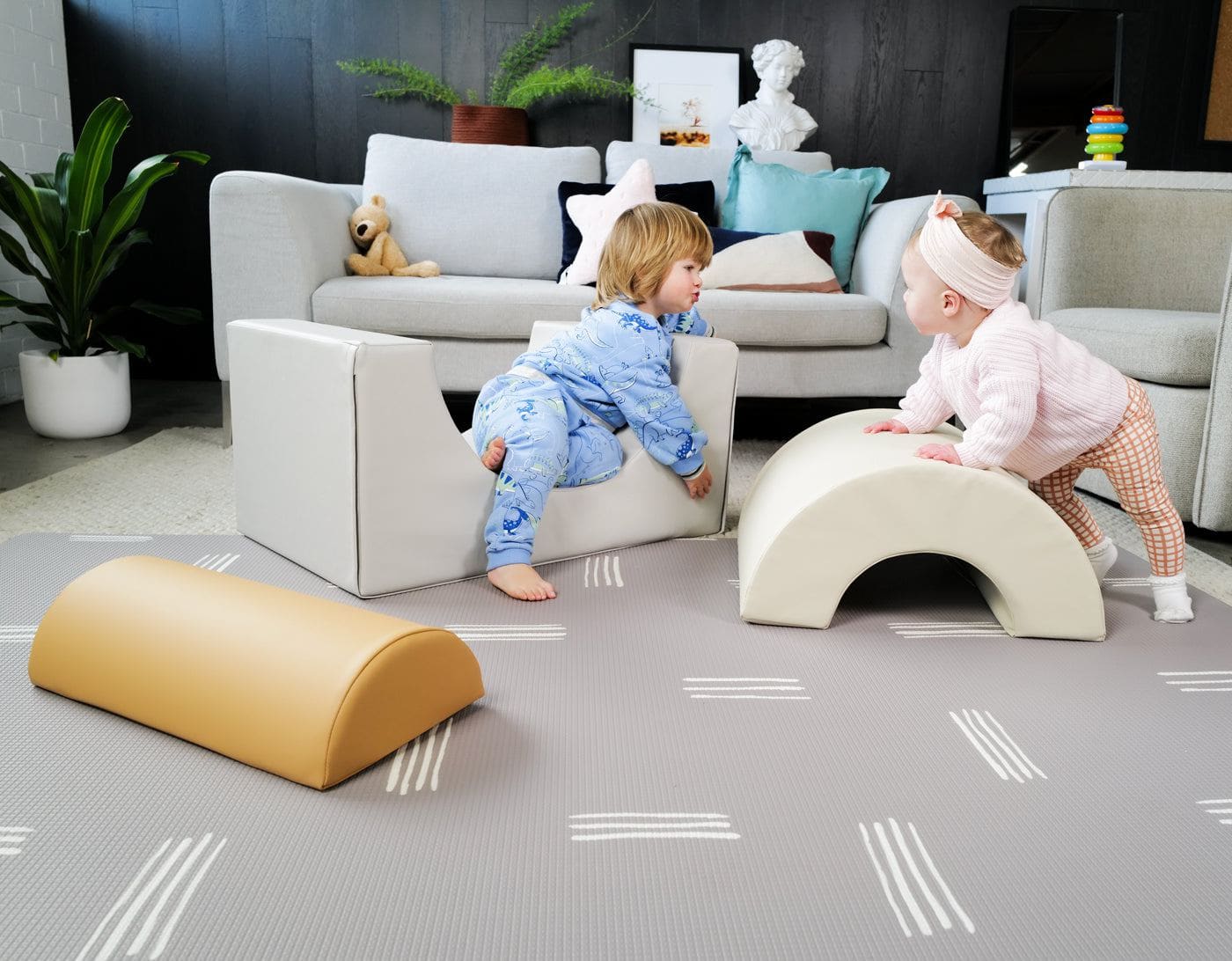 Sensory Montessori Neutral Baby Soft Play Value Bundle - 20 Piece - Image 14