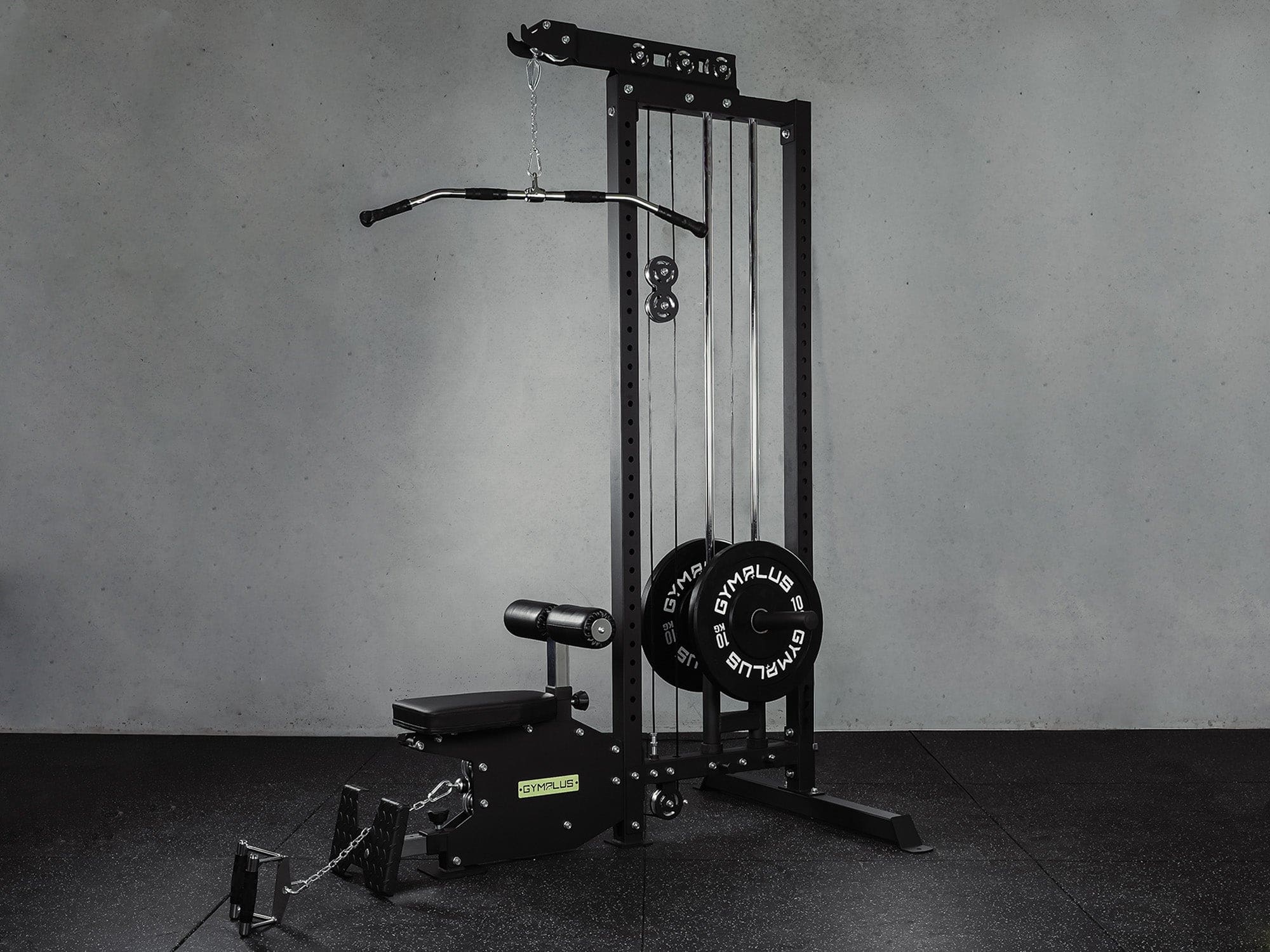 Lat Pulldown Low Row Machine with Aluminium Pulley Wheels - L4 Pro Series - Image 10