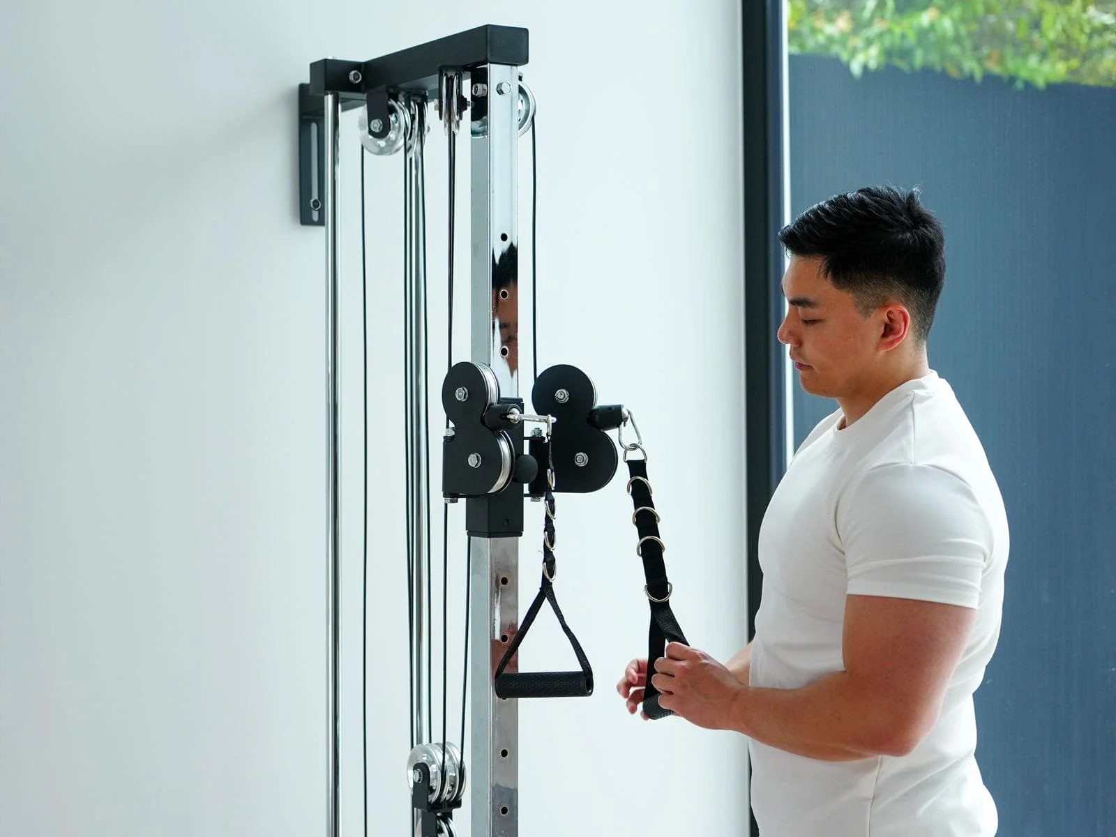 Wall Mount Cable Station with Dual Pulley System - Aluminium Pulley Wheels V2.0 - Image 10