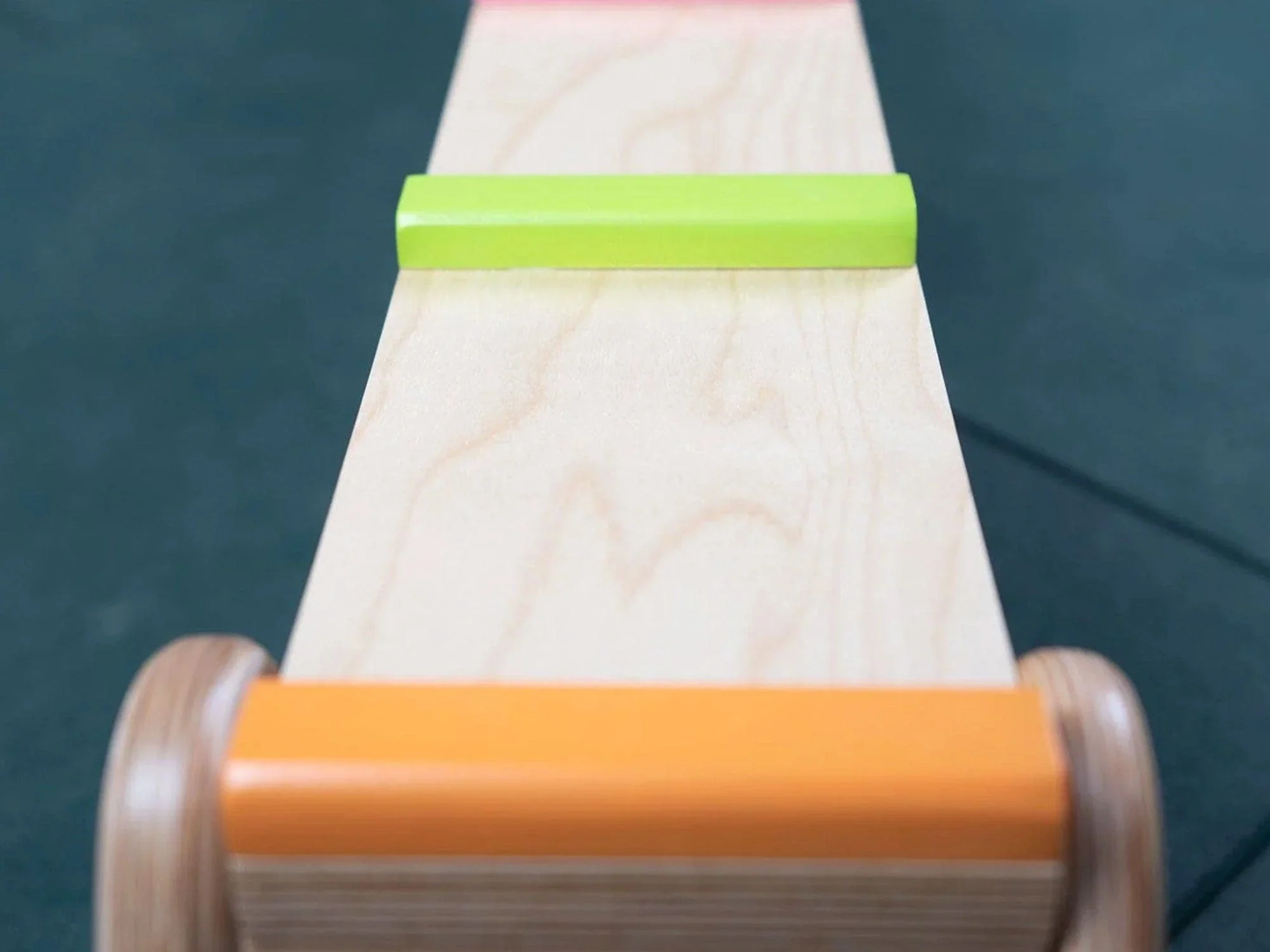 MEMAX 2-in-1 Wooden Seesaw and Rainbow Balance Bridge - Image 9
