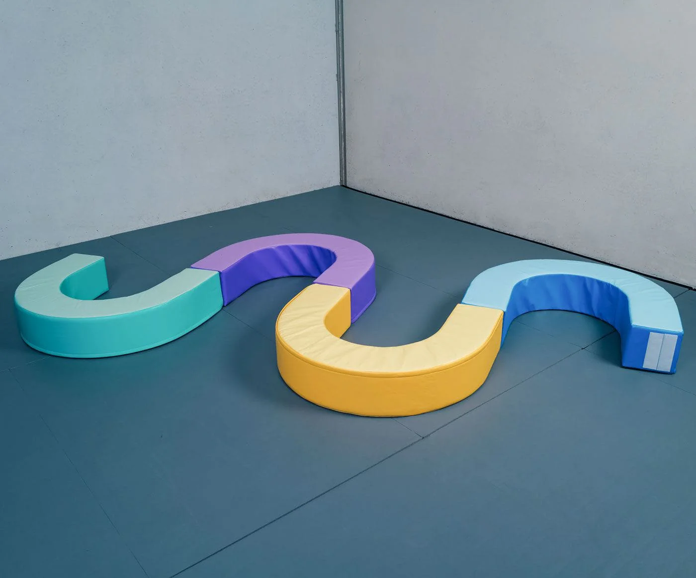 MEMAX Baby Playroom Soft Arch Tunnel Set of 4 with Crawling Mat - Image 7