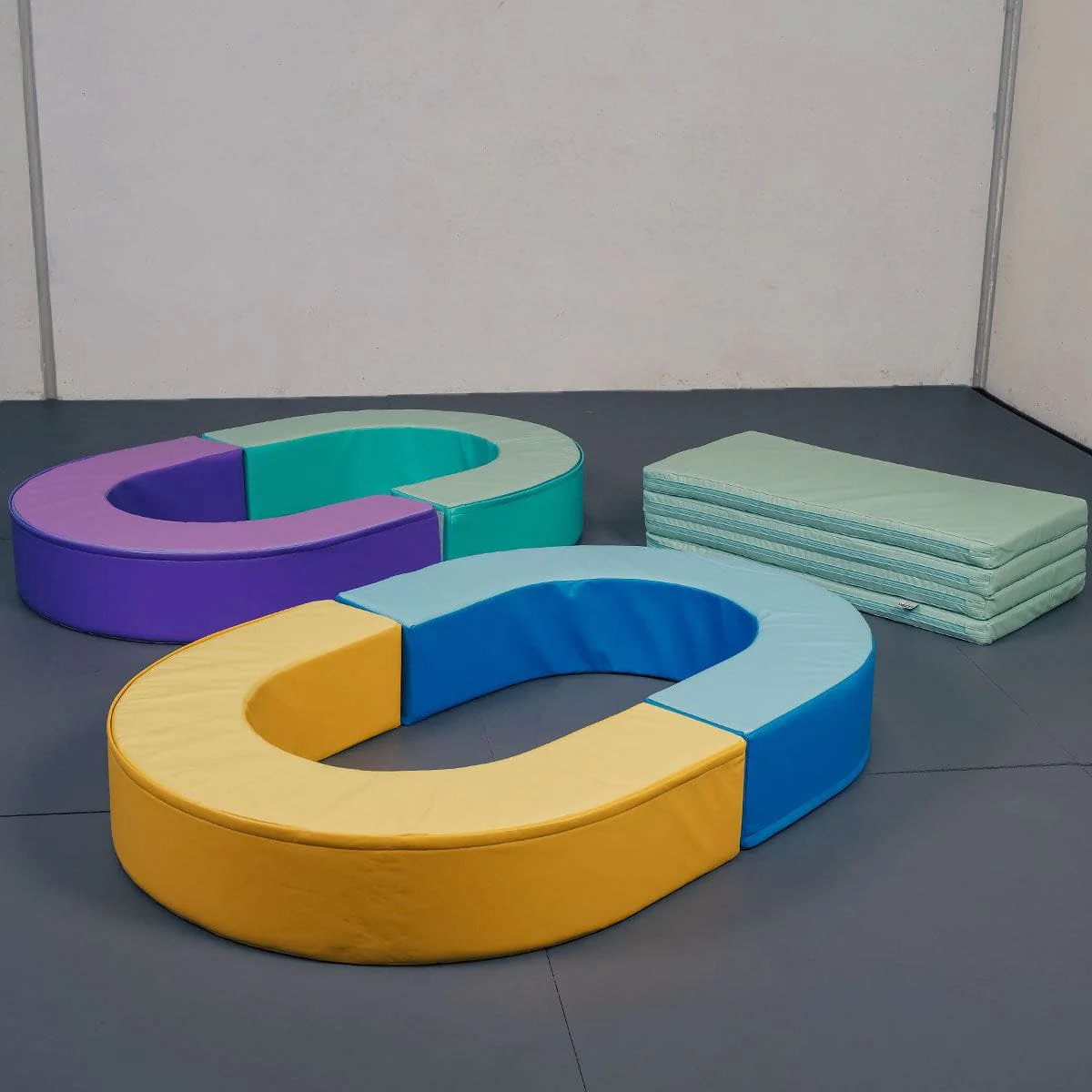 MEMAX Baby Playroom Soft Arch Tunnel Set of 4 with Crawling Mat - Image 9