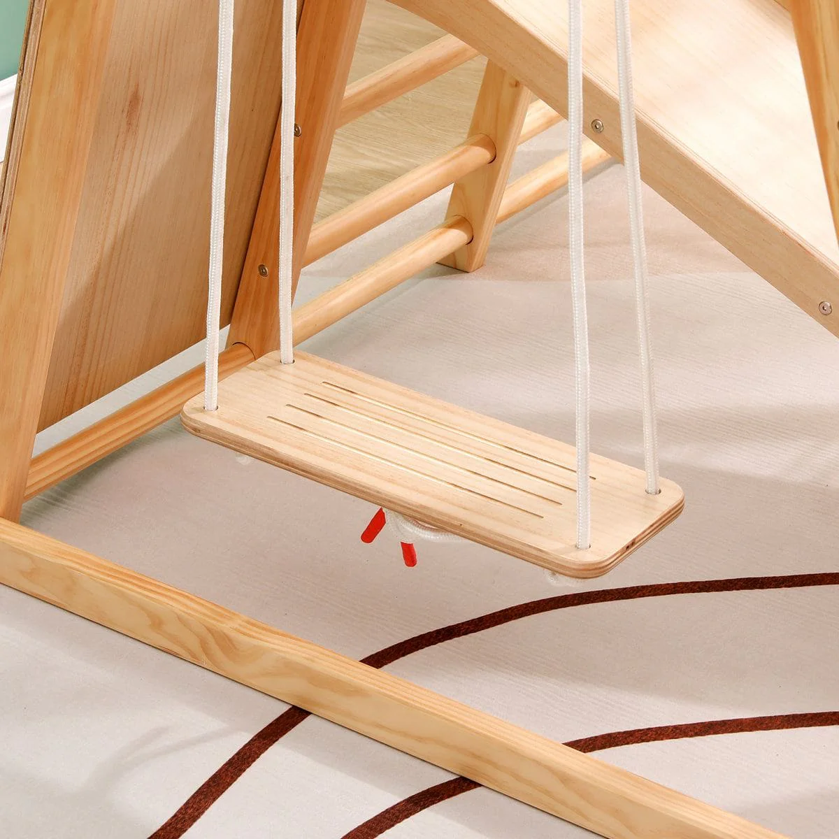 Kids Indoor Large Gym Wooden Climber Set - Image 9