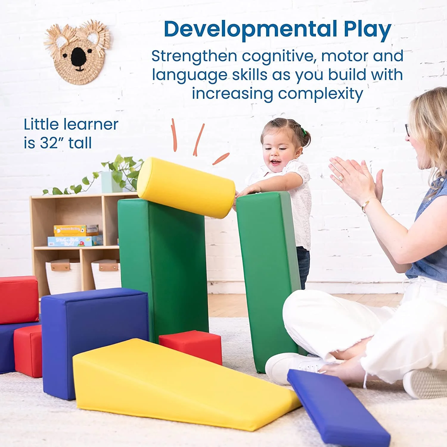 Large Soft Building Blocks - 16 Pieces - Image 4