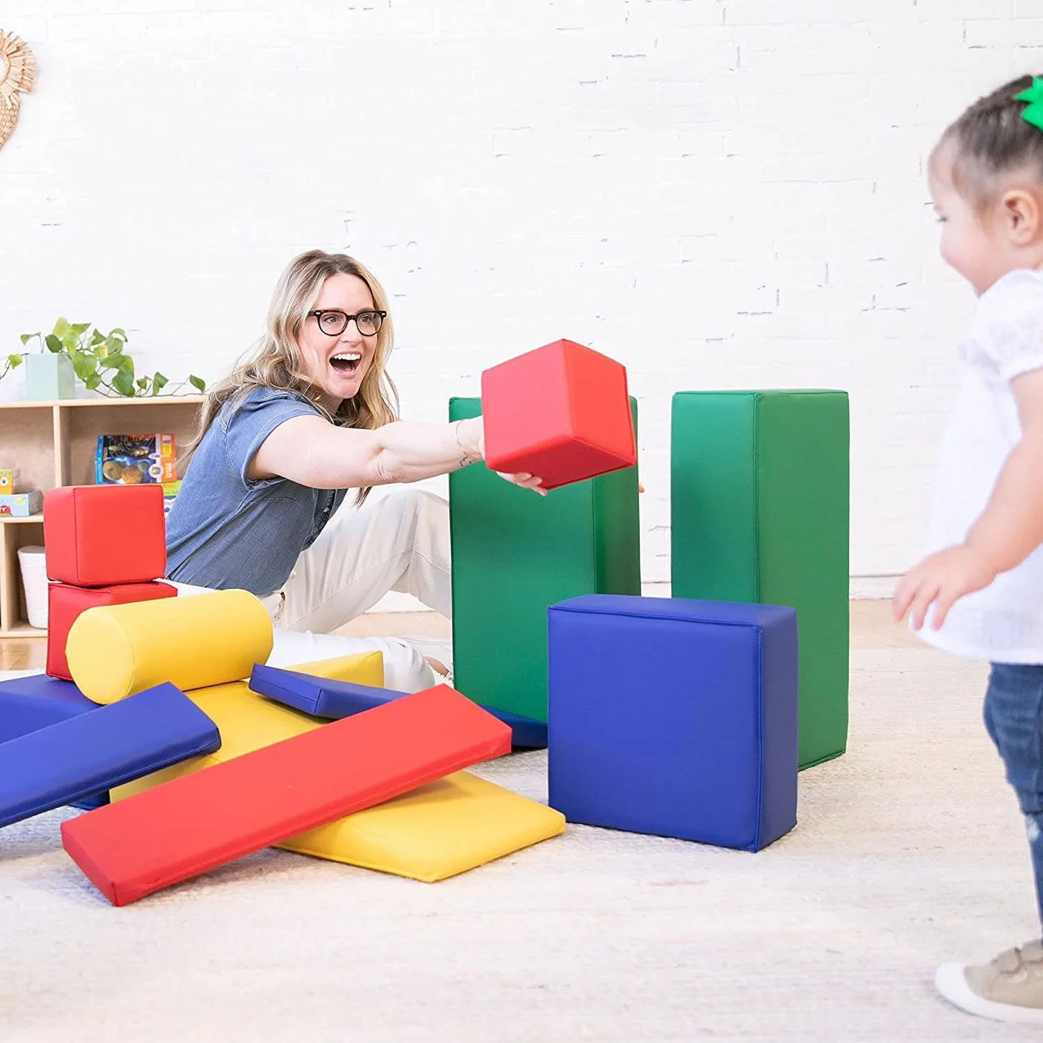 Large Soft Building Blocks - 16 Pieces - Image 6