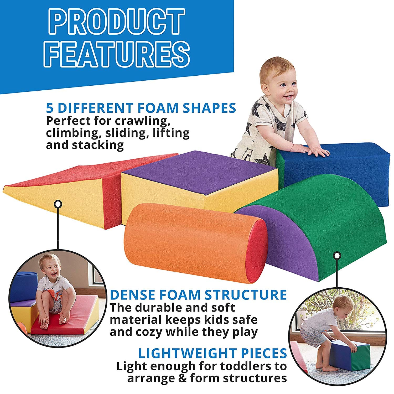 Climb and Crawl Soft Play - 5 Pieces - Image 5